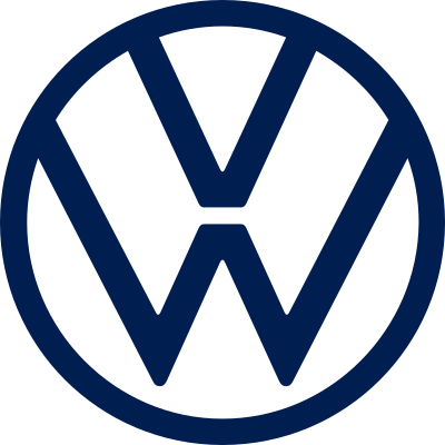 Volkswagen VW logo.