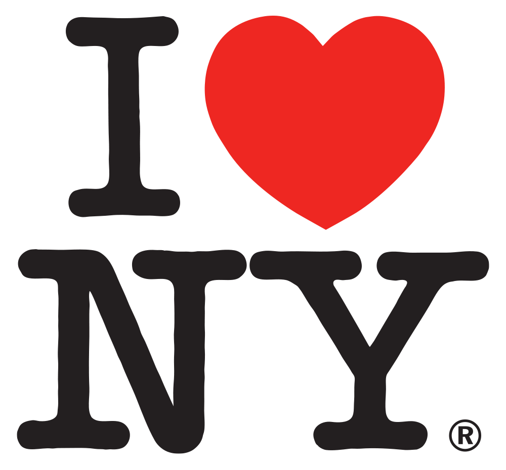 I Love New York logo, logotipo.