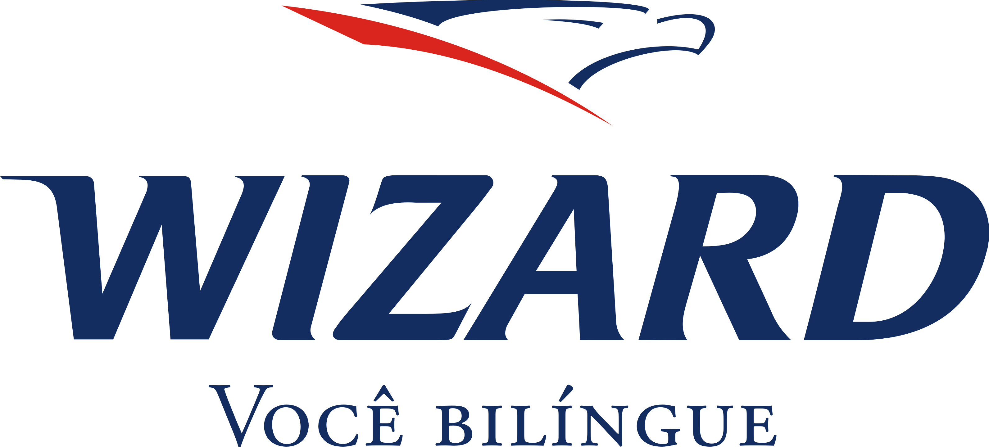 Wizard Logo. Escola de Idiomas.