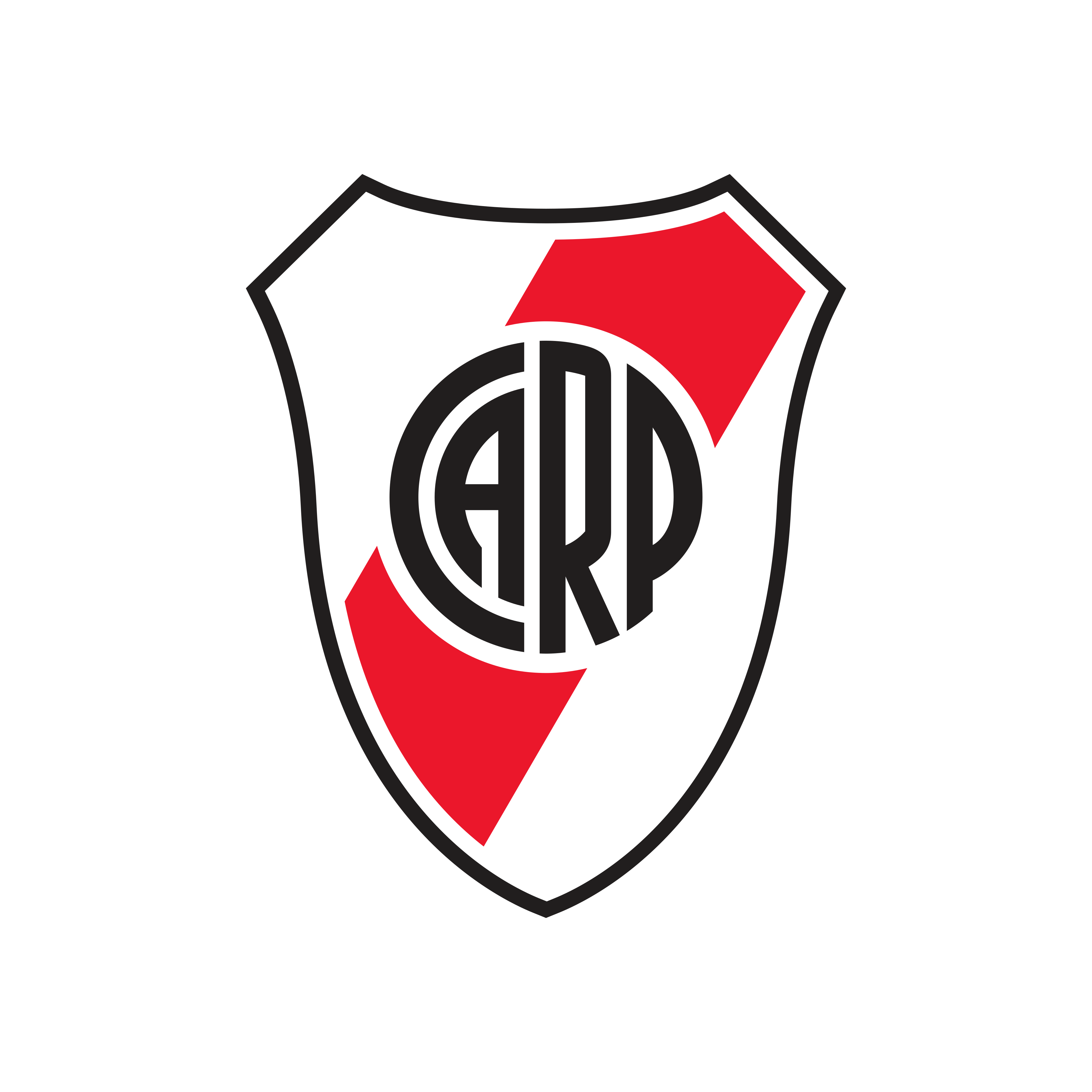 river plate logo 0 1 - River Plate Logo - Club Atlético River Plate Escudo