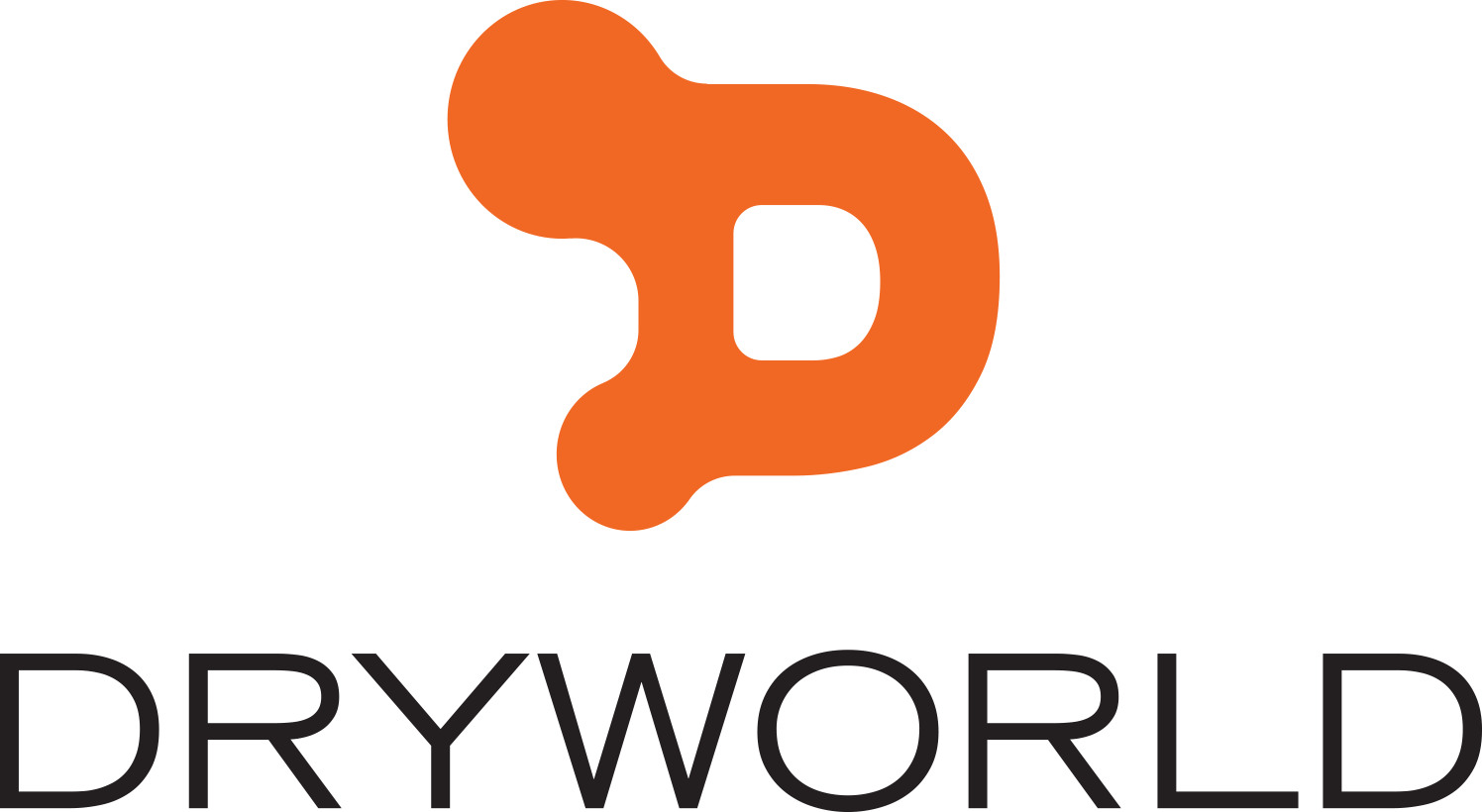 DRYWORLD logo.