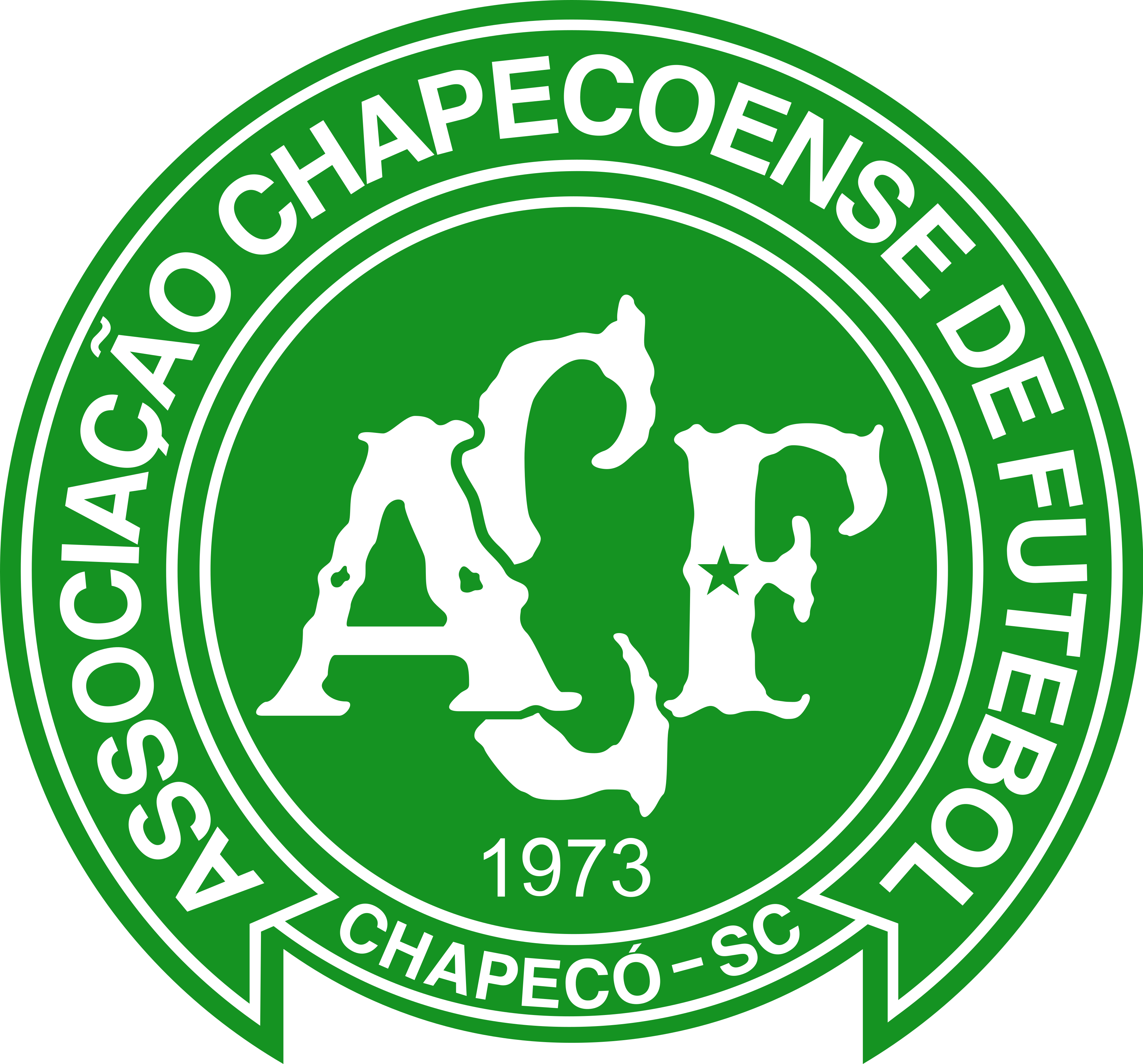 Chapecoense Logo. Escudo, Shield.