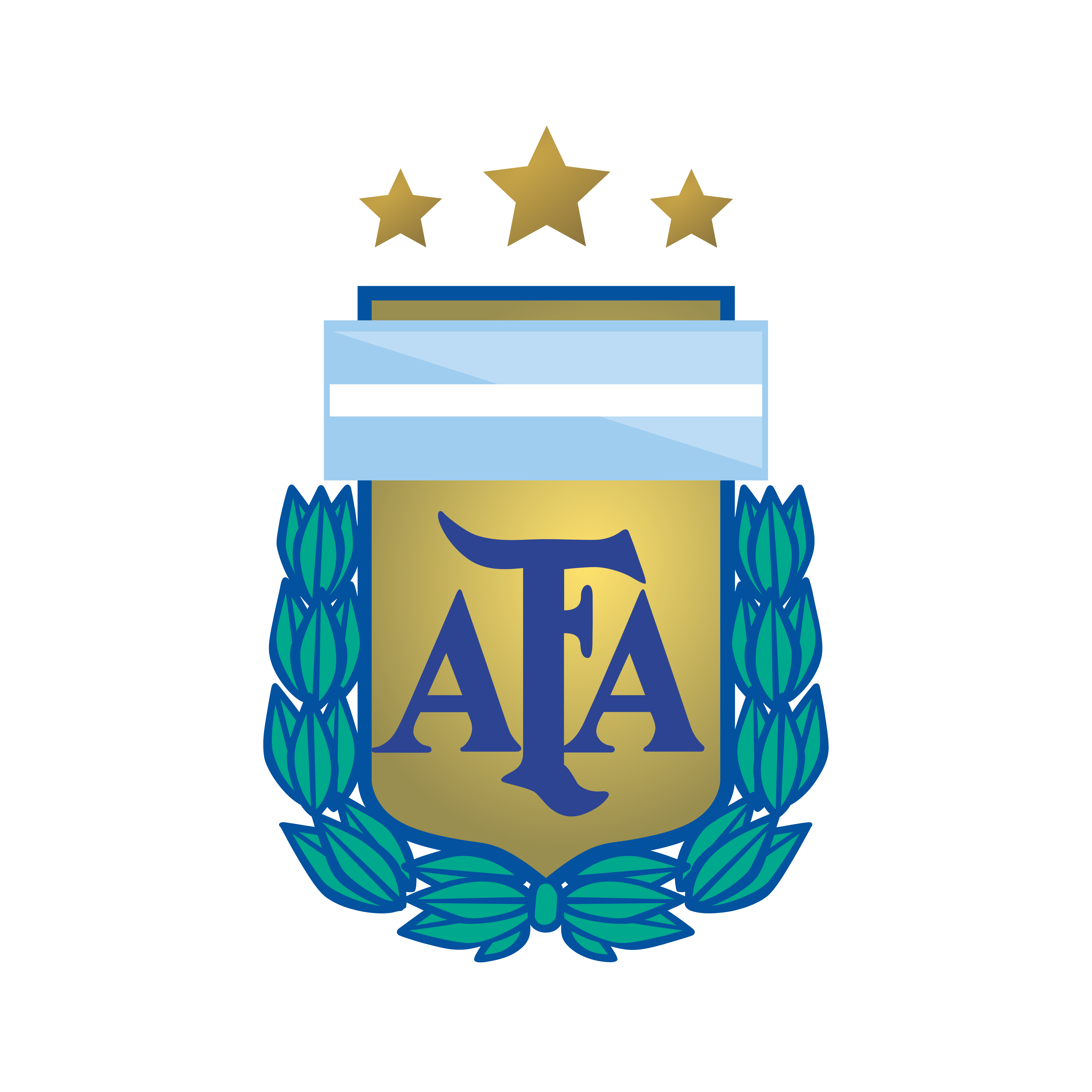 Argentina National Football Team Logo PNG.