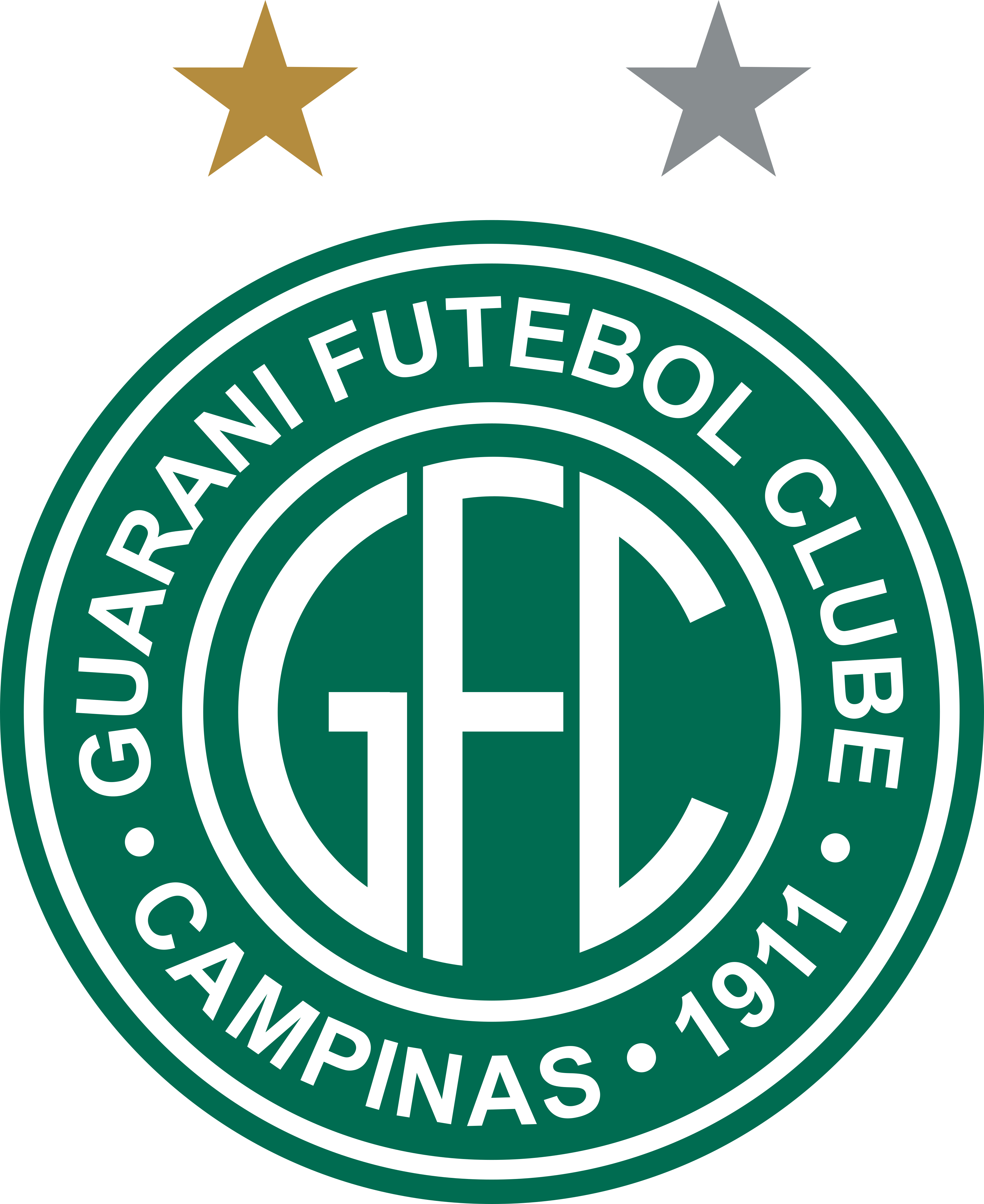 Guarani fc logo esudo - Guarani FC Logo - Brazil