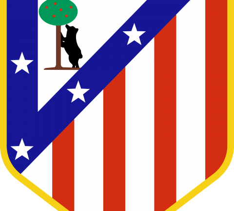 Atlético de Madrid logo, escudo, shield.