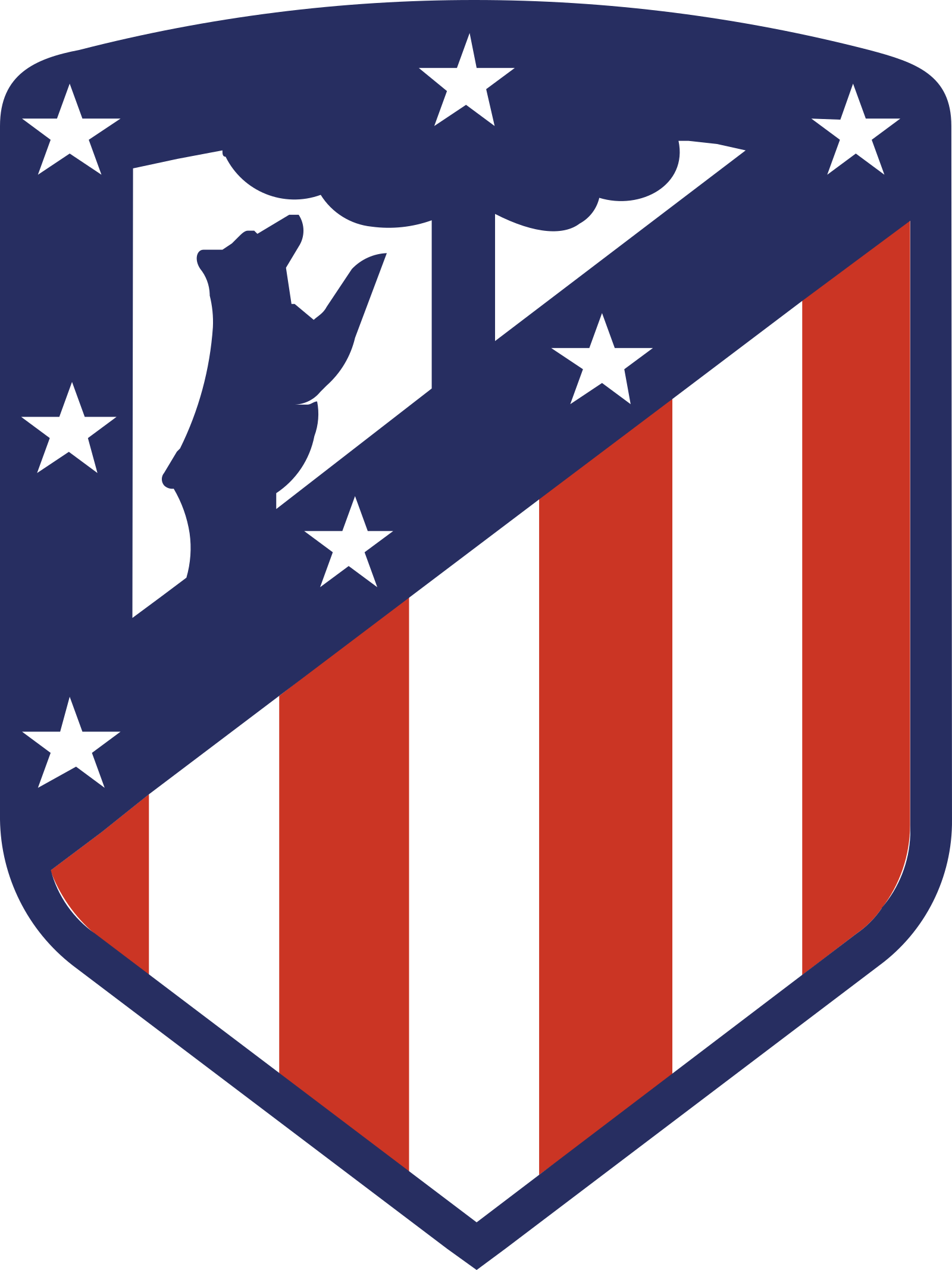atletico madrid logo 2 - Club Atlético de Madrid Logo - Escudo
