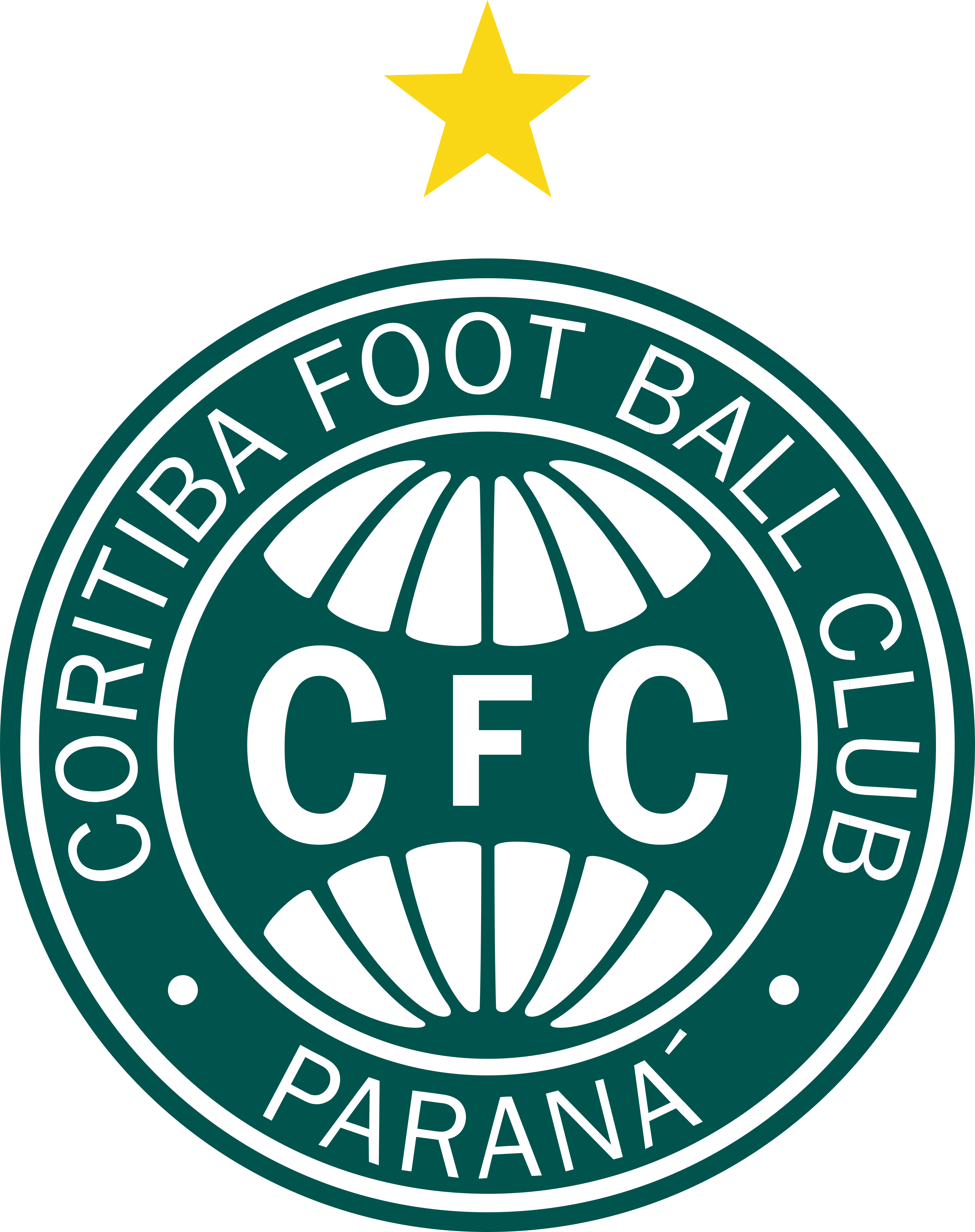 coritiba logo escudo 1 - Coritiba FC Logo