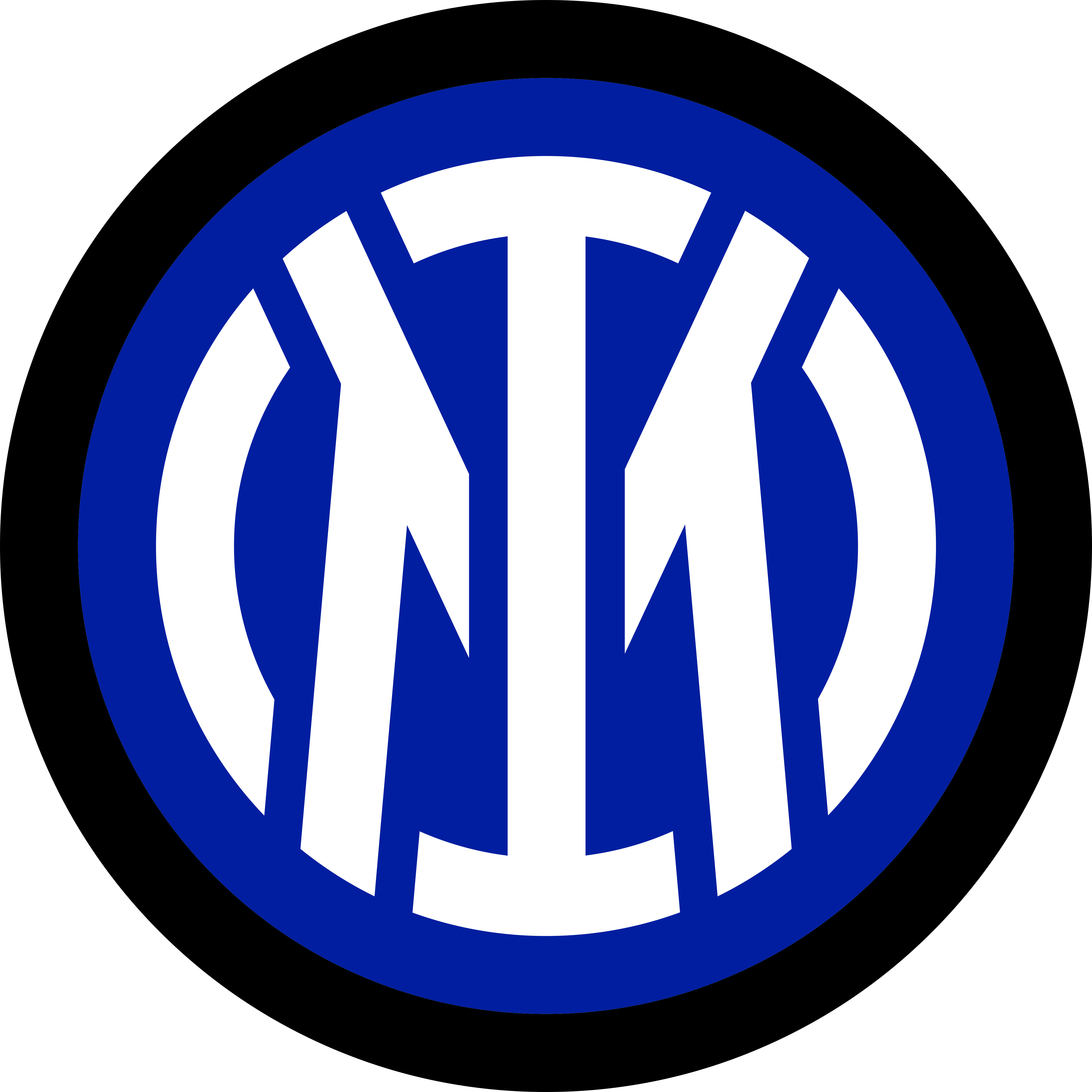 Inter De Milan Logo Escudo Png Y Vector