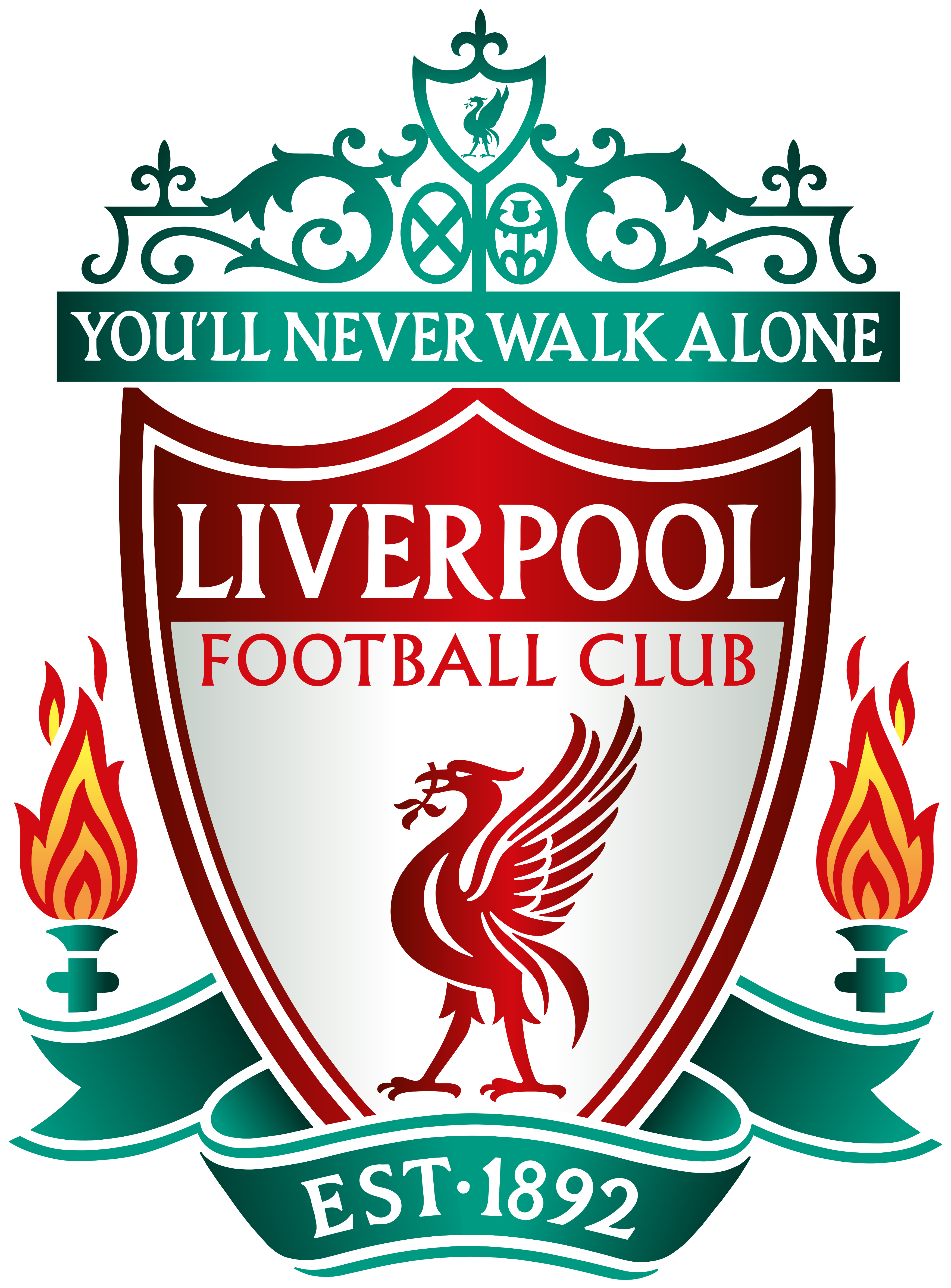Liverpool FC logo.