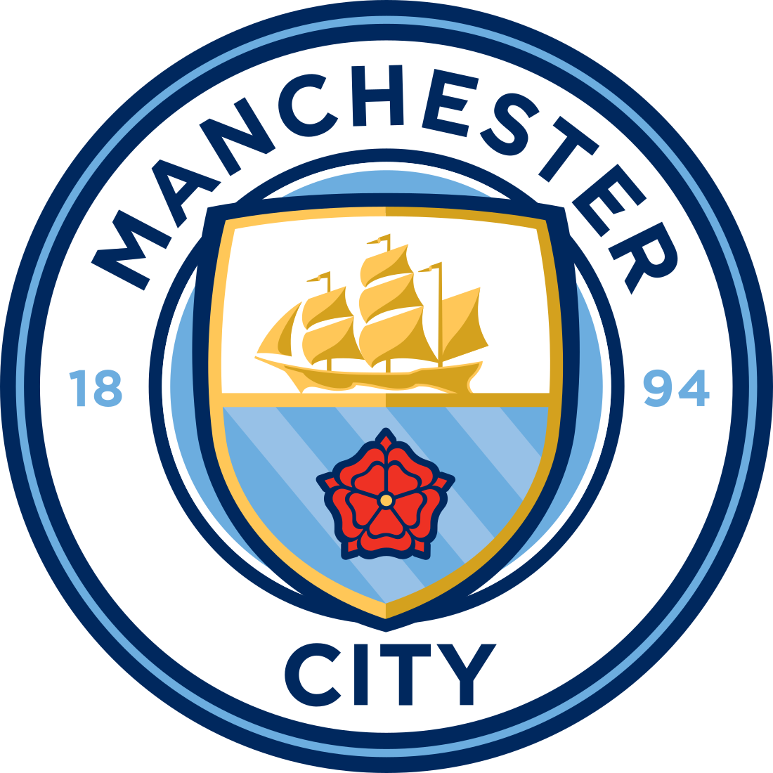 manchester city fc logo escudo badge 3 - Manchester City FC Logo