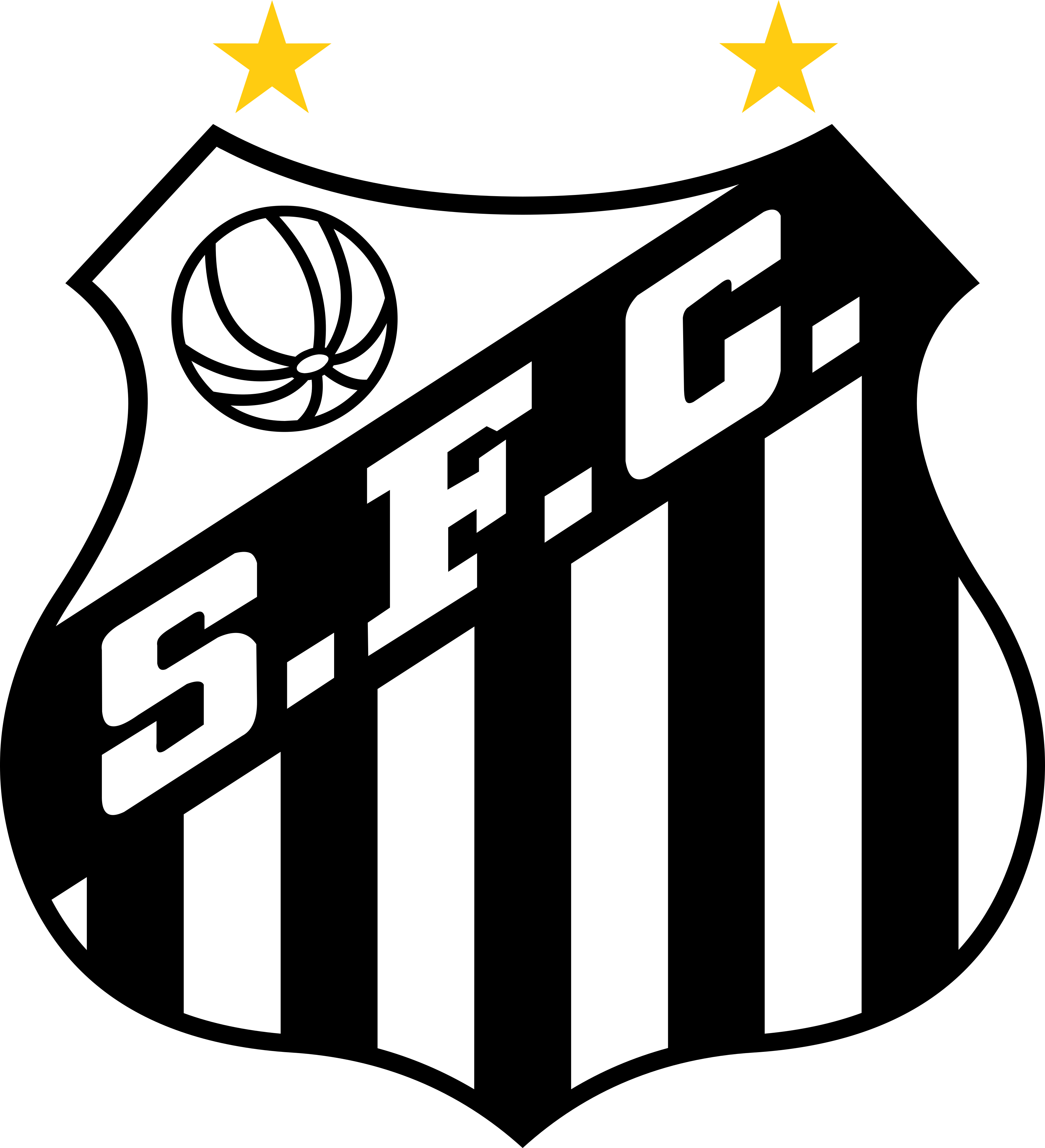 santos logo escudo - Santos FC Logo