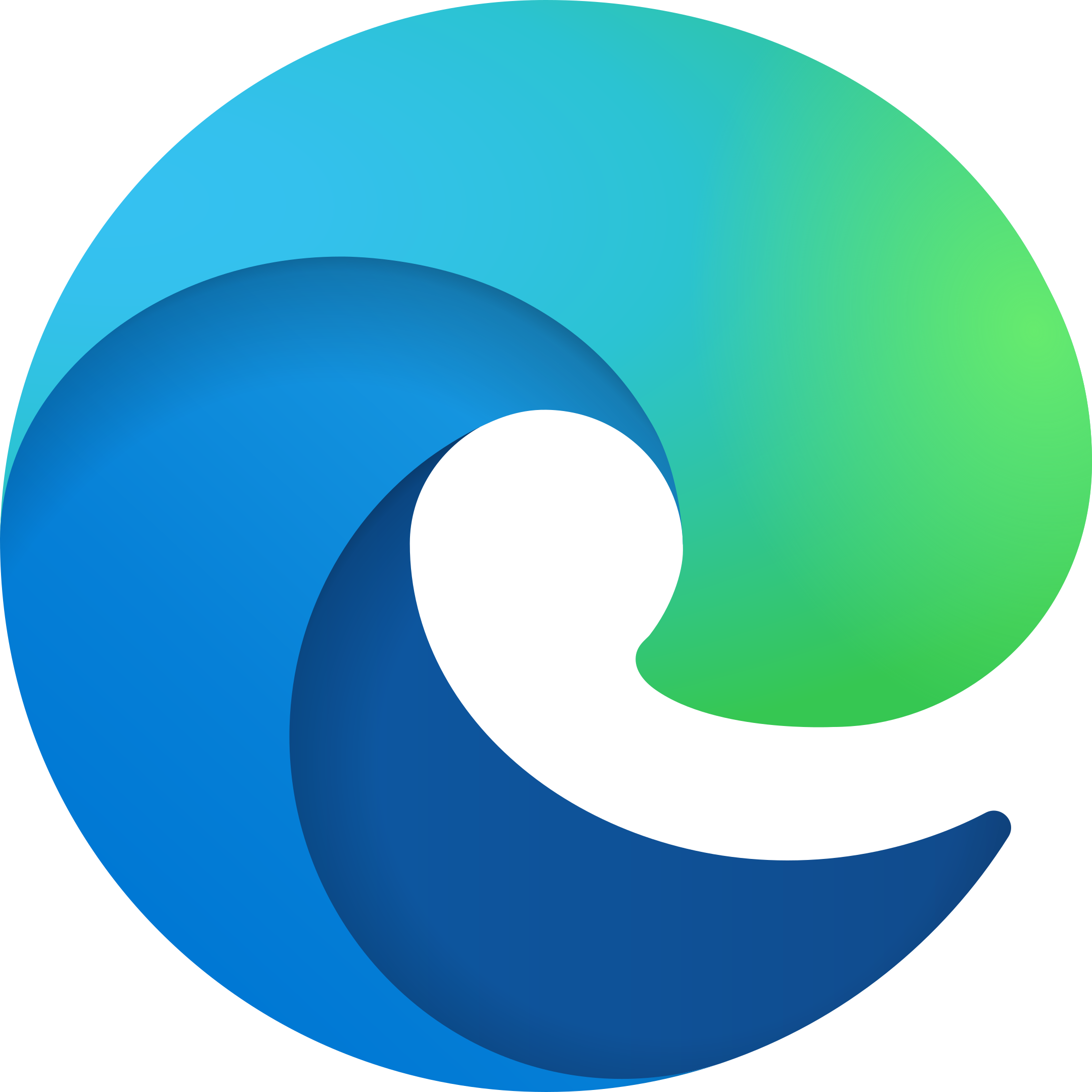 Microsoft Edge Logo.