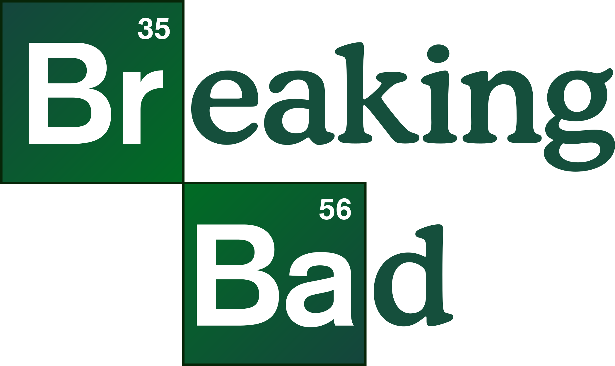 Breaking Bad logo.