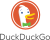 DuckDuck Go logo.