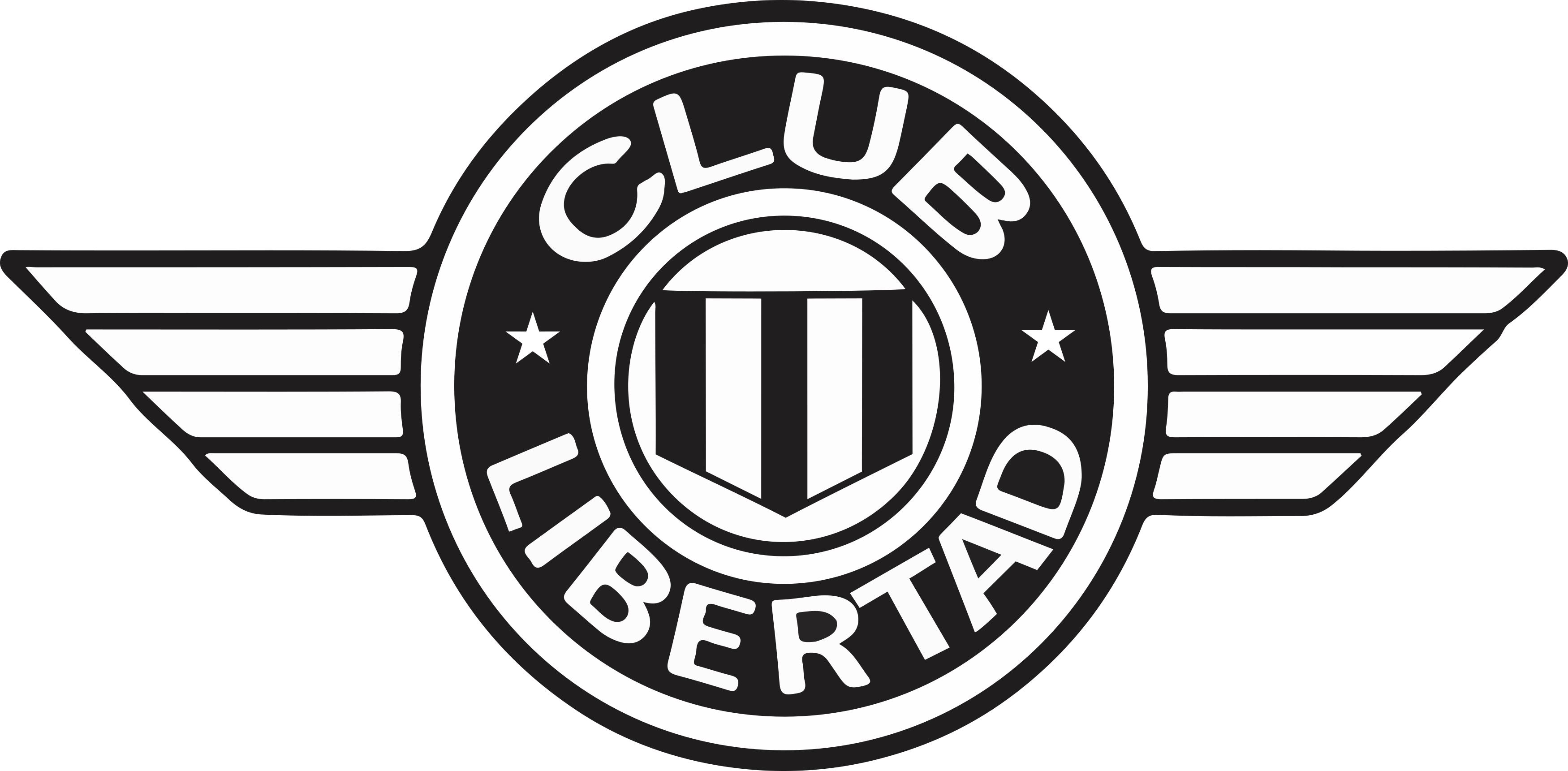 Club Libertad Logo, escudo.