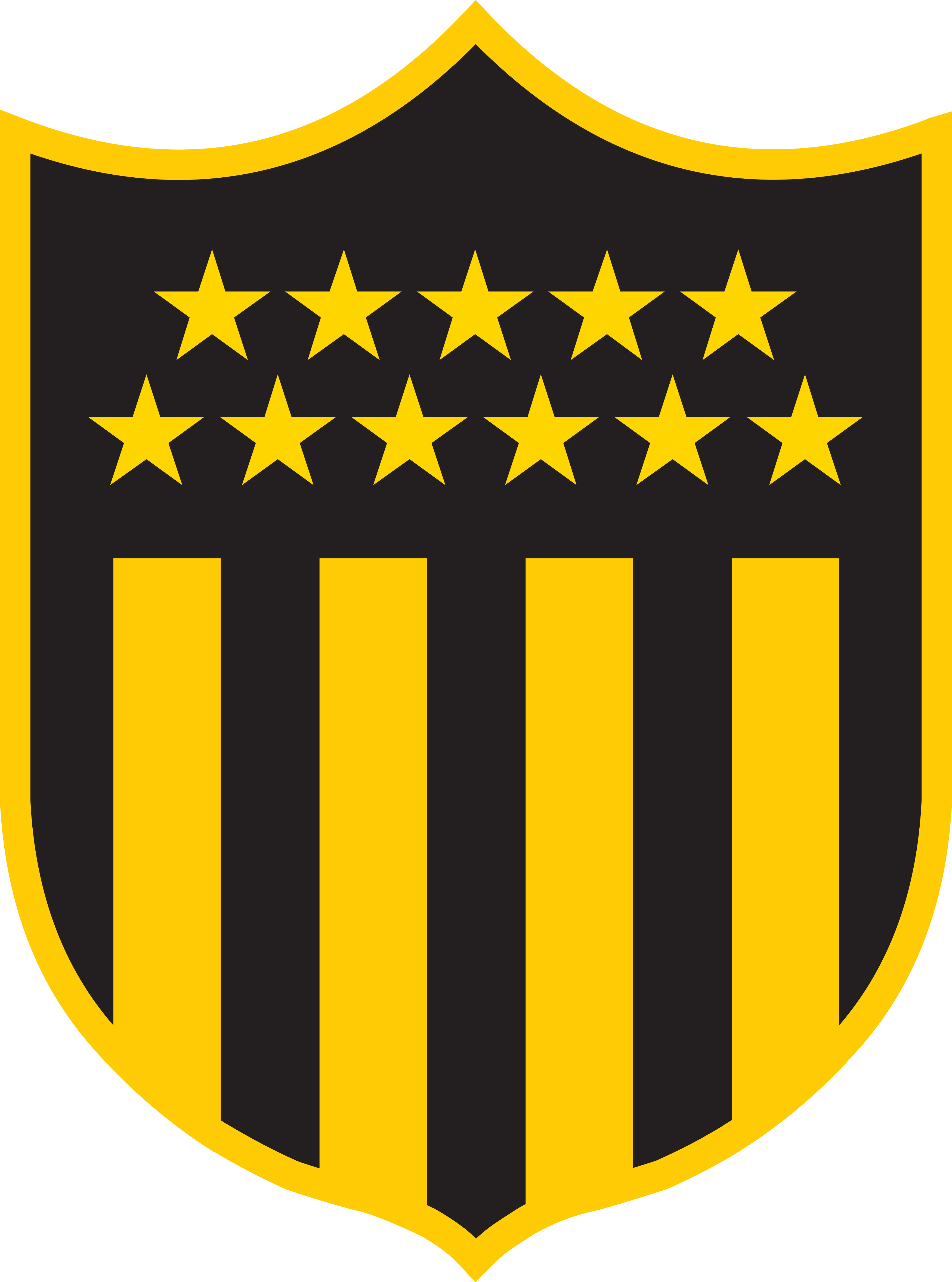 penarol logo escudo - Peñarol Logo - Club Atlético Peñarol Badge