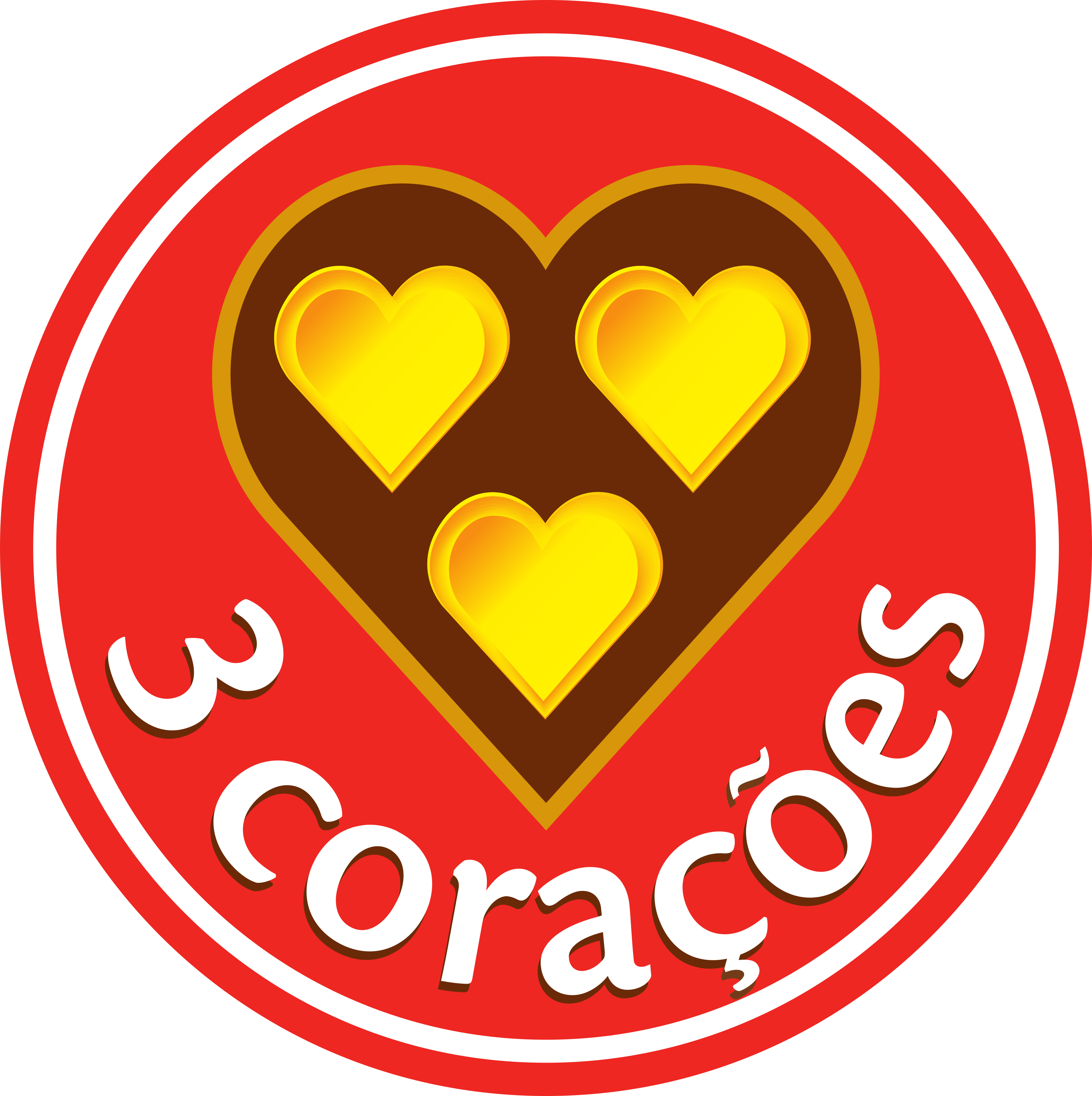 Café 3 Corações Logo.