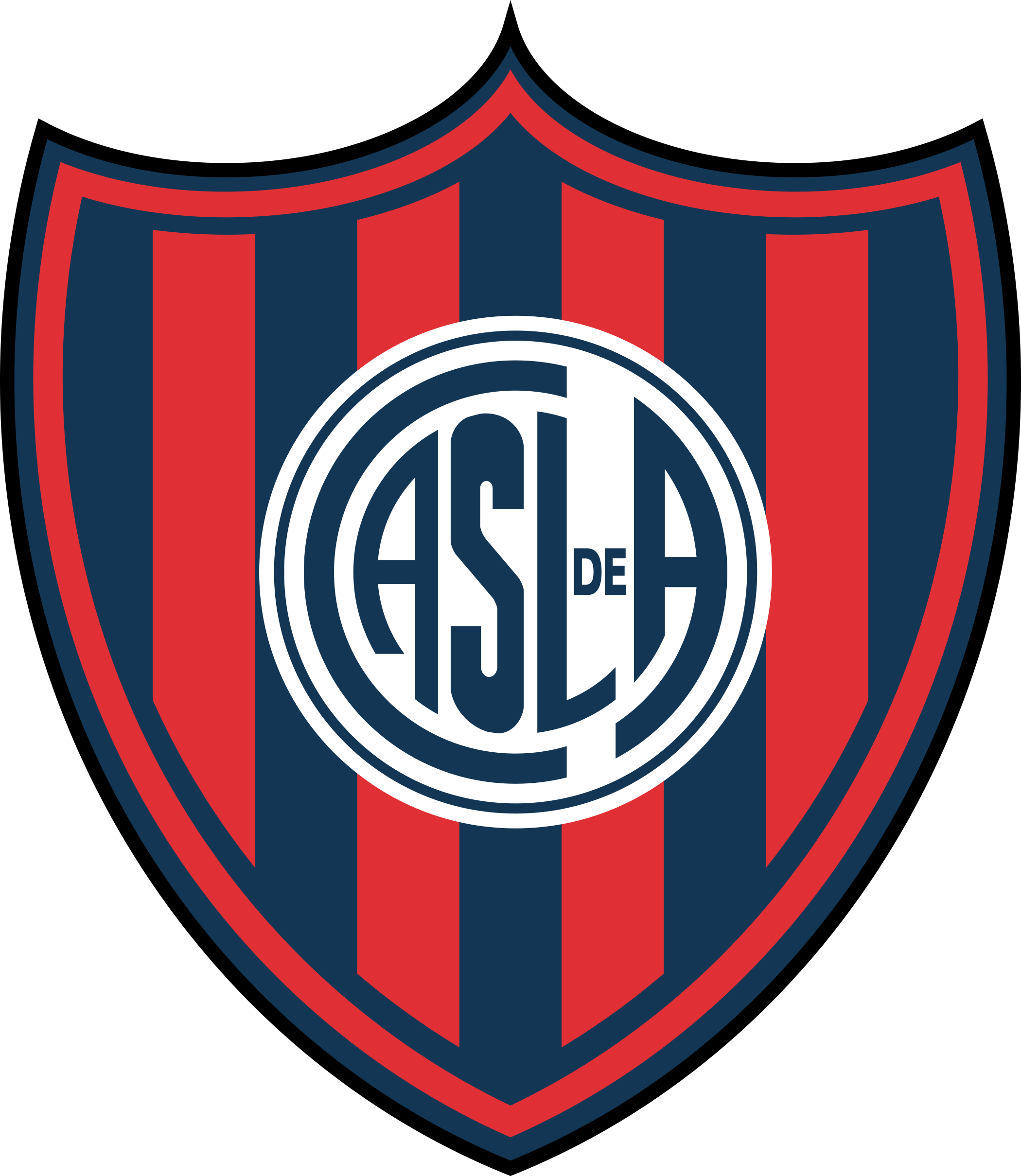 san lorenzo logo escudo 1 - San Lorenzo Logo - Club Atlético San Lorenzo de Almagro Escudo