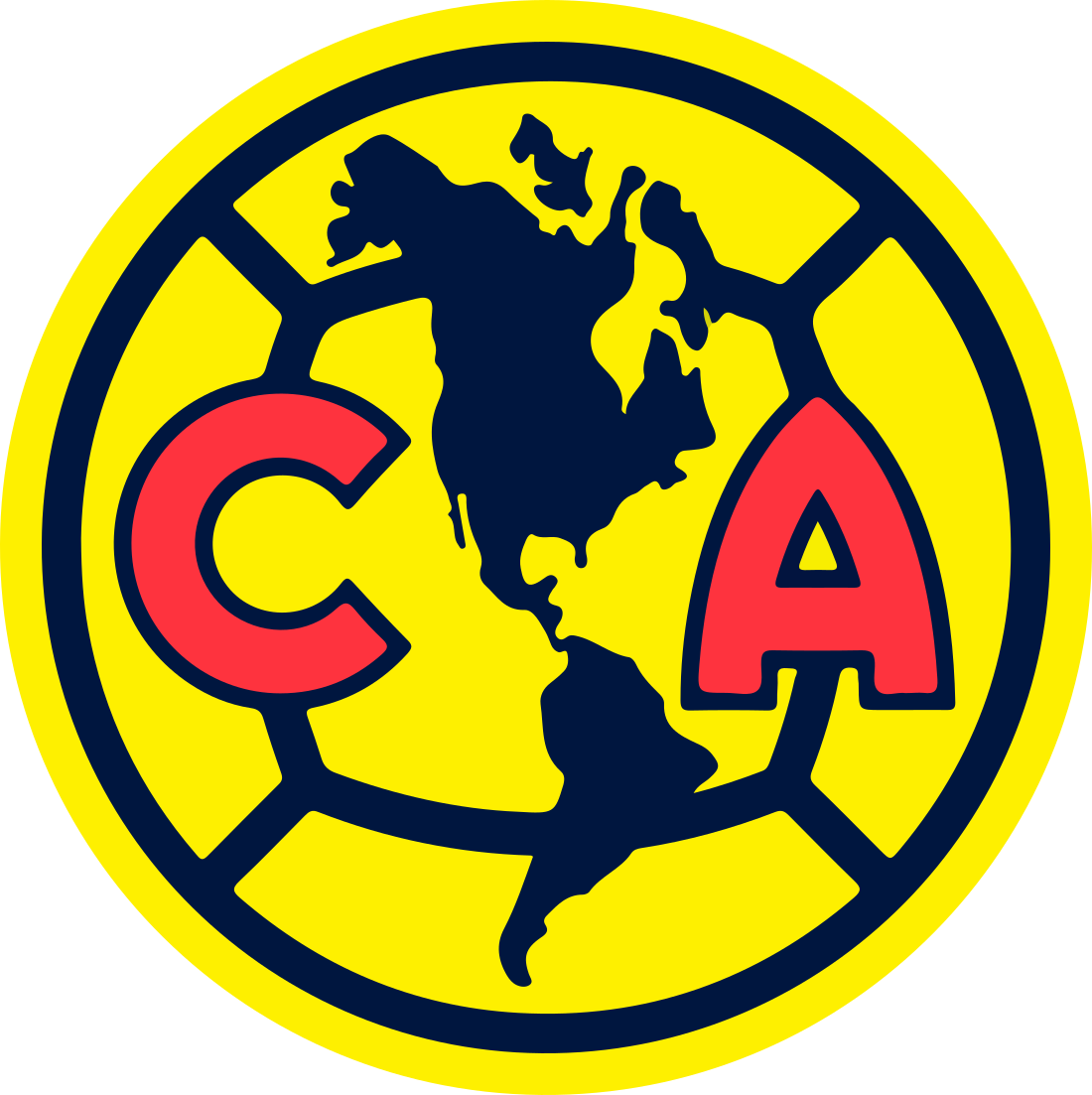 america mexico logo 3 - Club América Logo