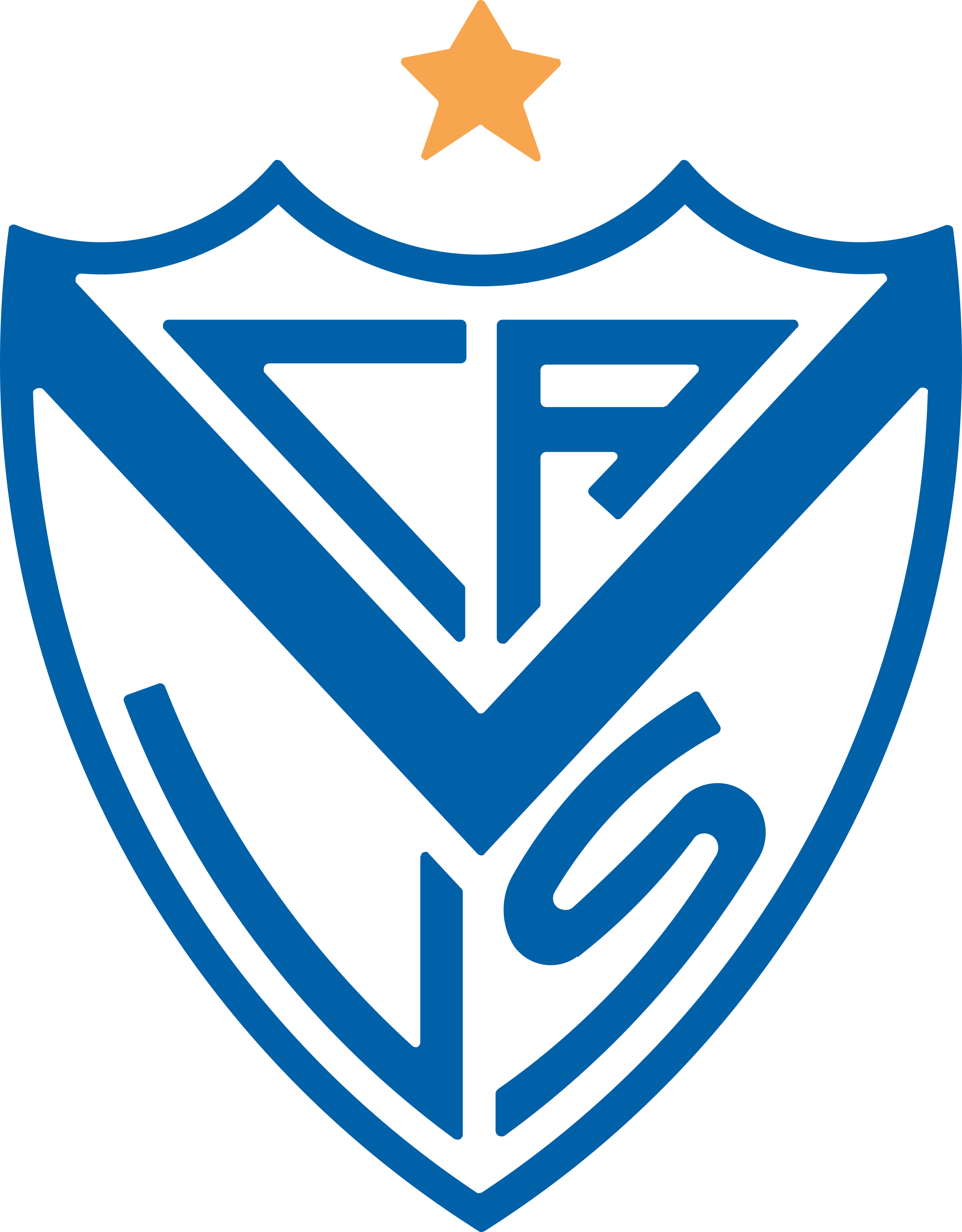 velez logo escudo 1 - CA Vélez Sarsfield Logo