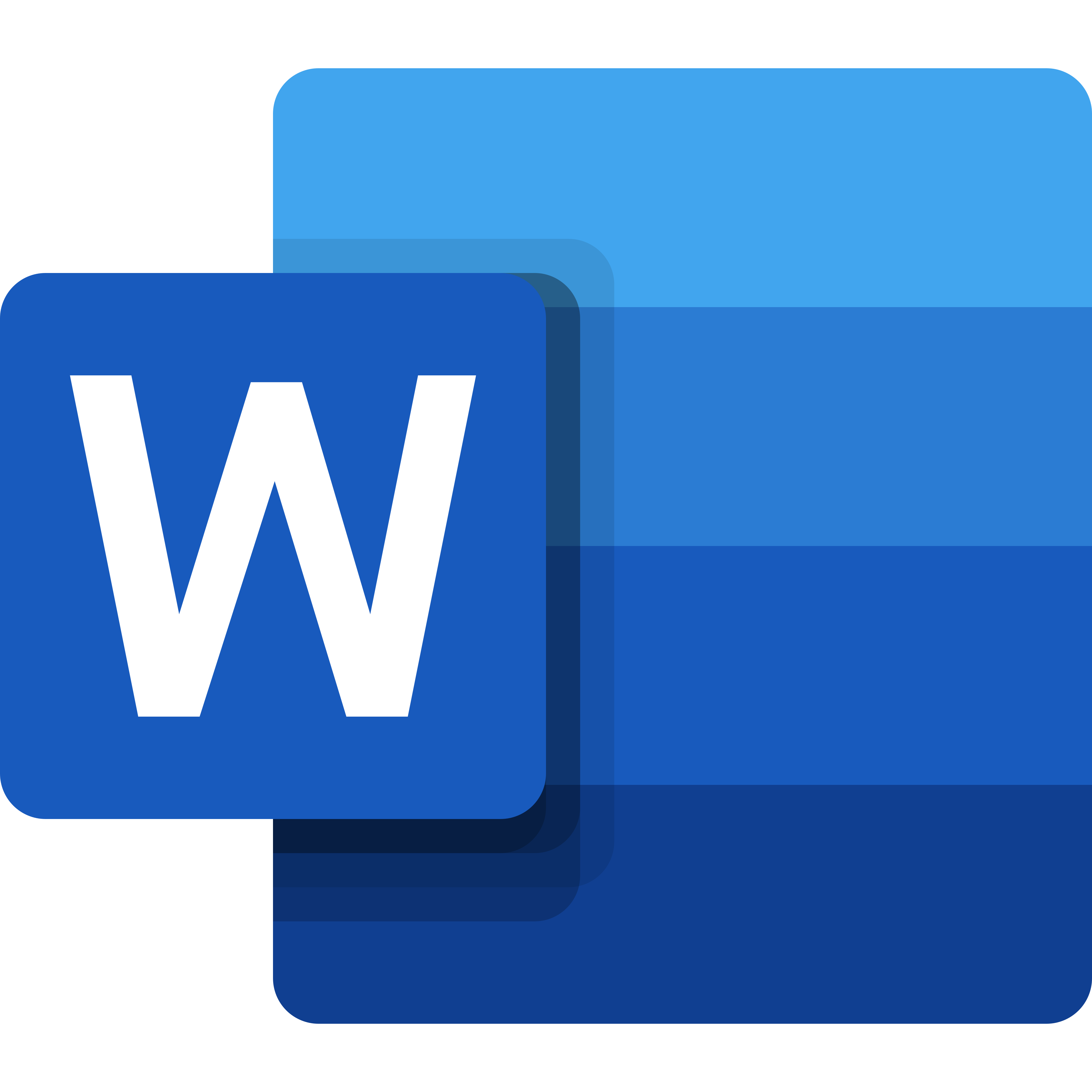 Download Microsoft Word Logo - PNG and Vector - Logo Download