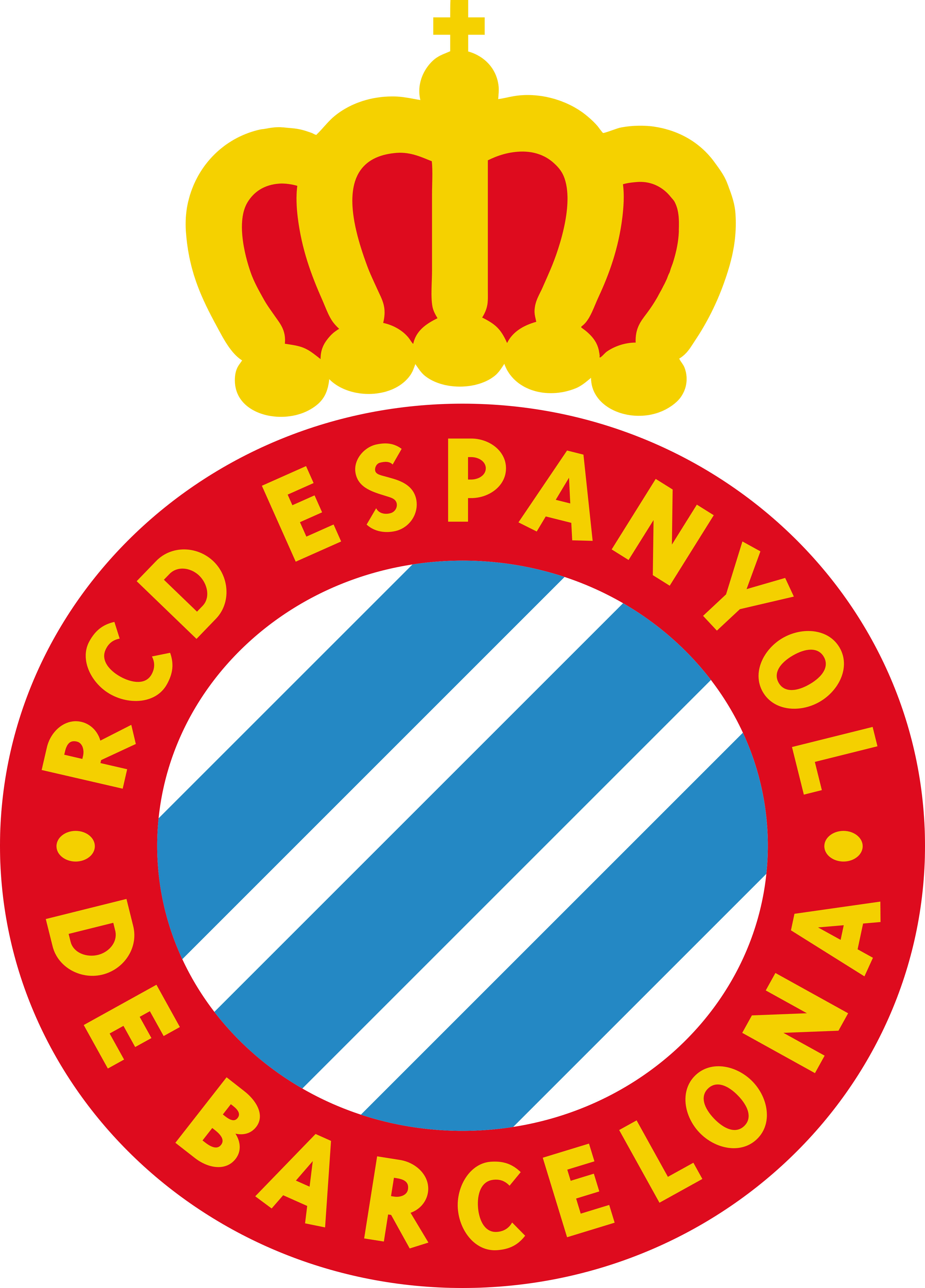 rcd espanyol logo escudo - Espanyol Logo - Escudo Real Club Deportivo Espanyol