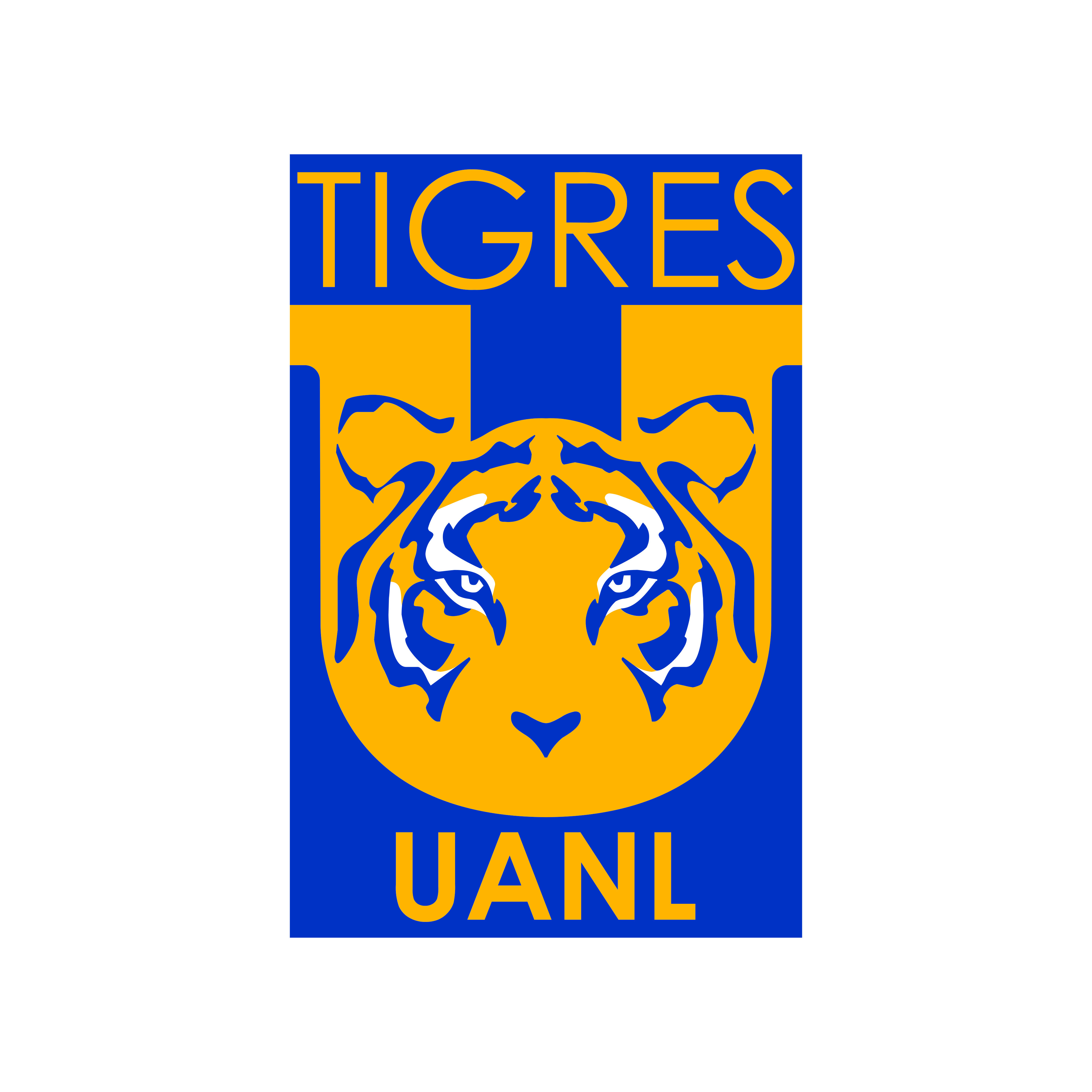 club tigres uanl logo 0 - Club Tigres UANL Logo
