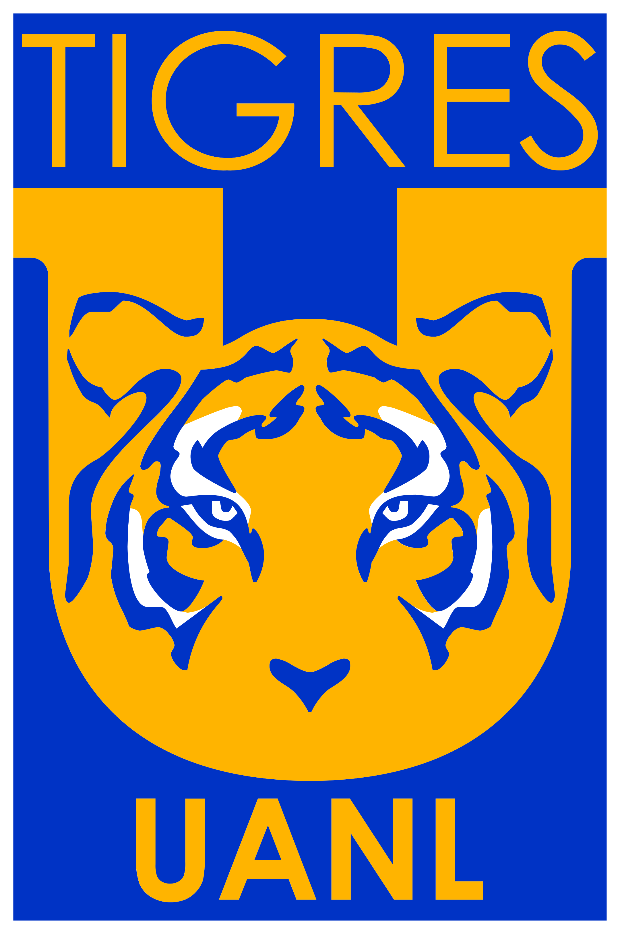 club tigres uanl logo 1 - Club Tigres UANL Logo