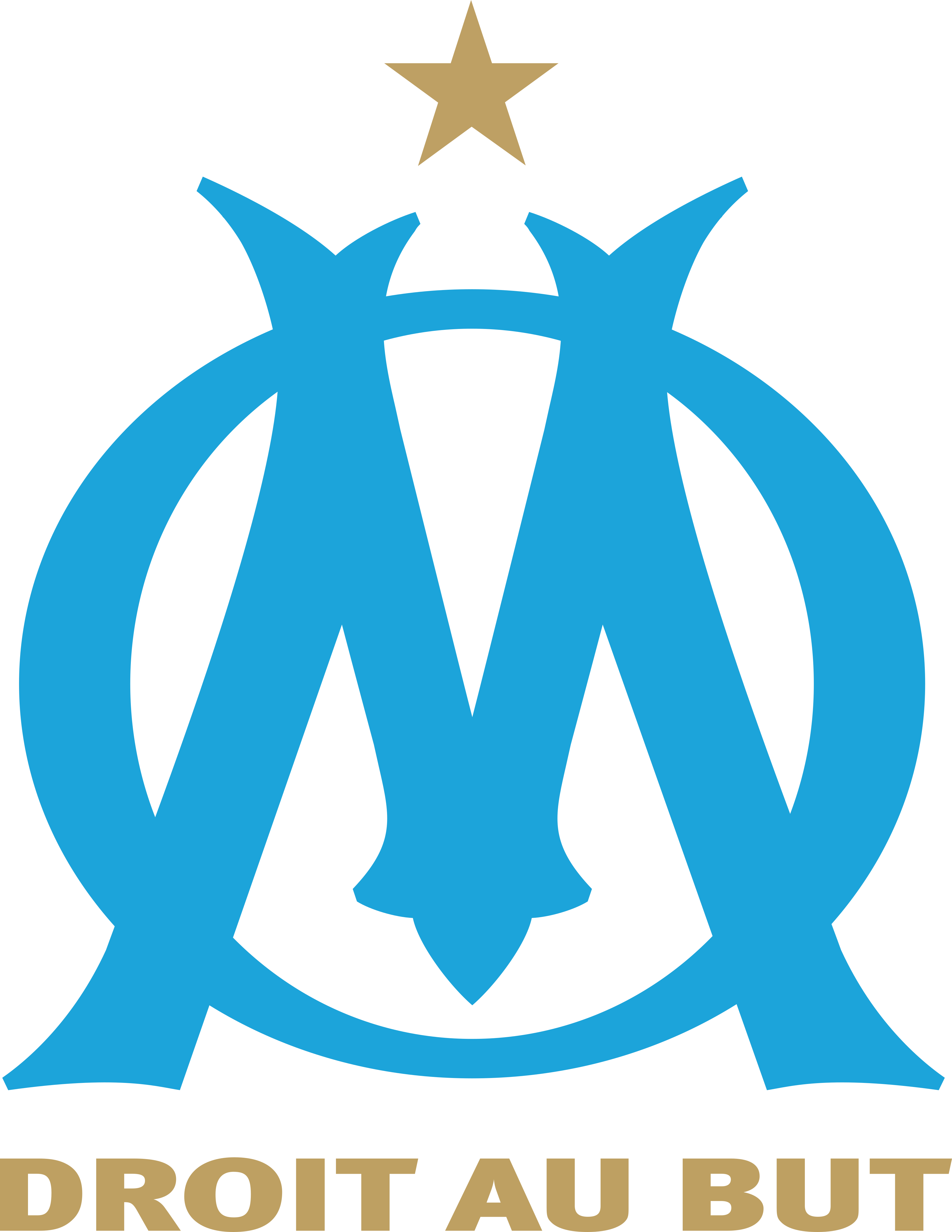 Olympique de Marseille Logo Escudo.