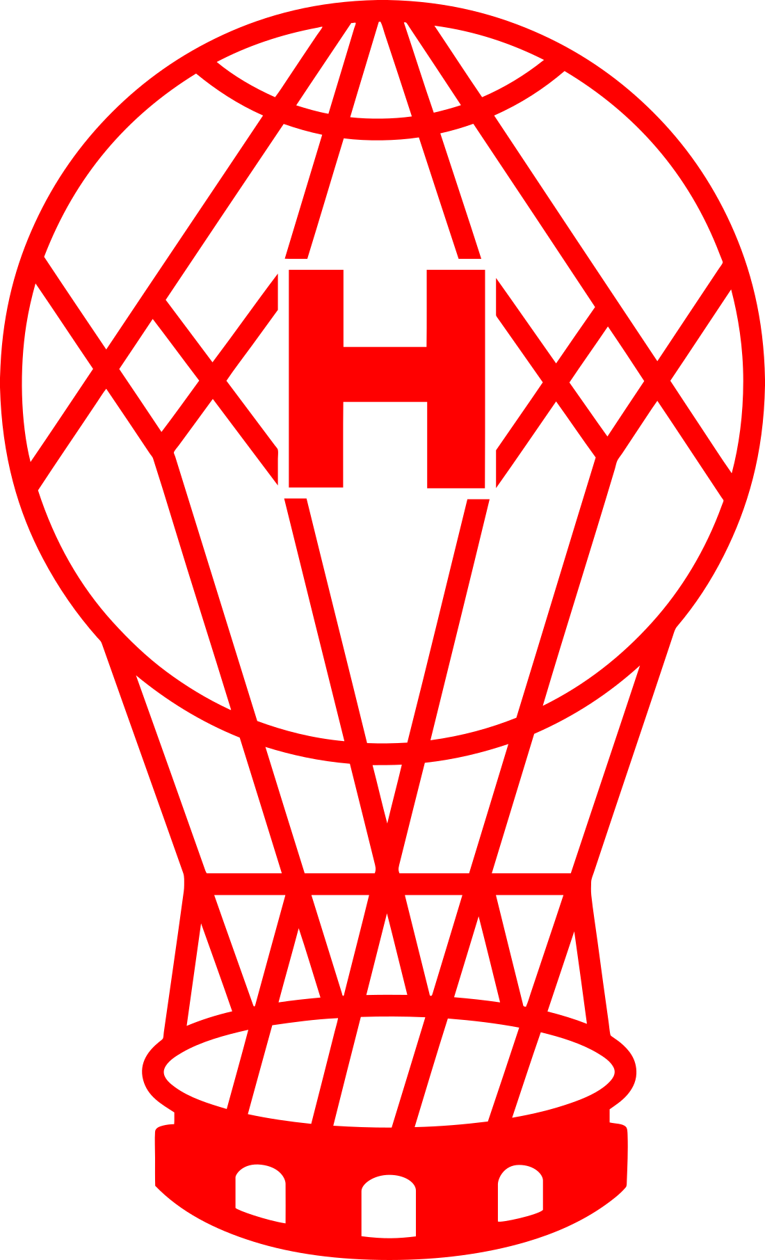 huracan logo escudo 3 - Club Atlético Huracán Logo