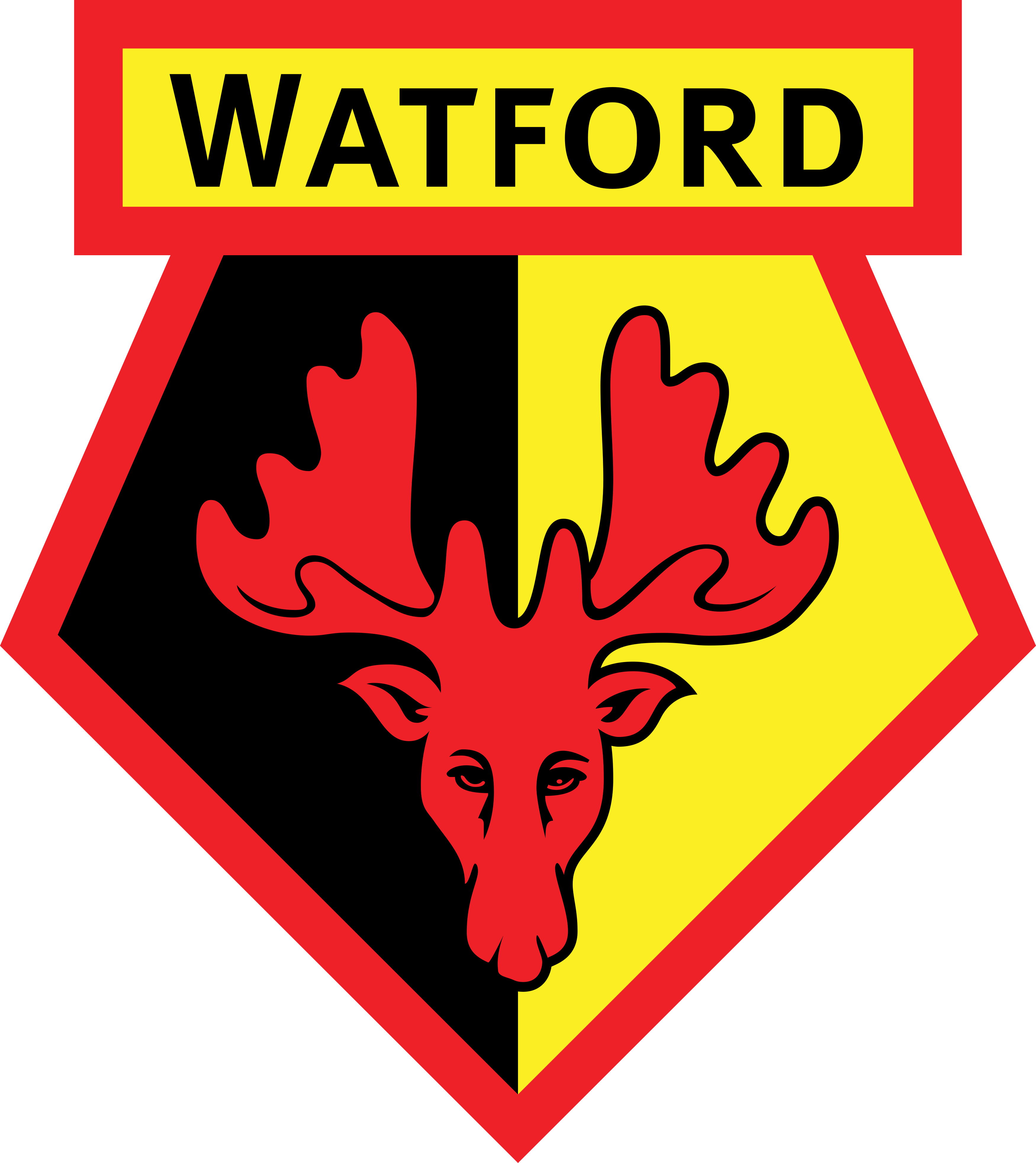 Watford Football Club Logo – Escudo - PNG e Vetor - Download de Logo