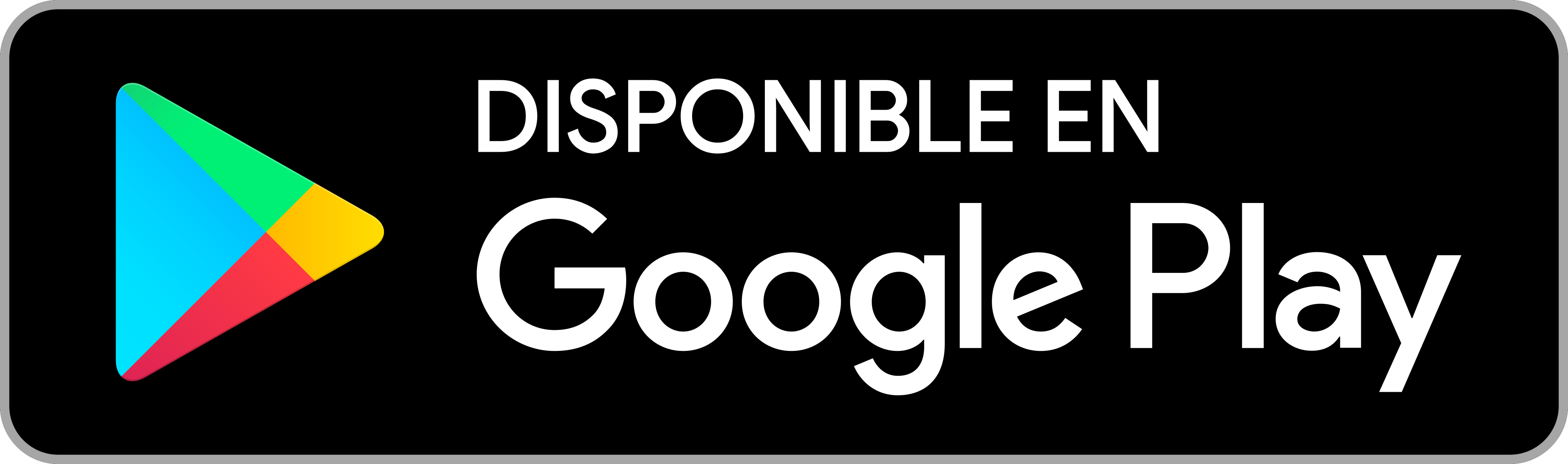 disponible-en-google-play-badge – PNG e Vetor - Download de Logo