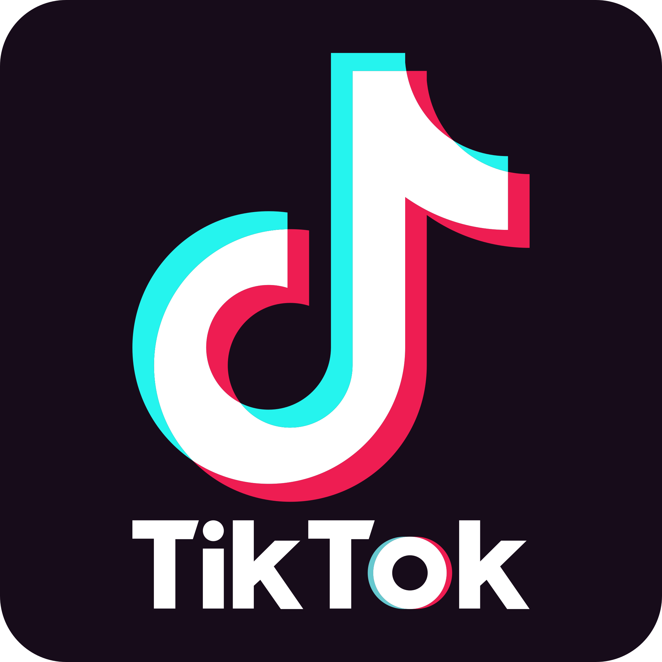 Popular Tiktok icon in modern round black glass web on ... |Tiktok Vector