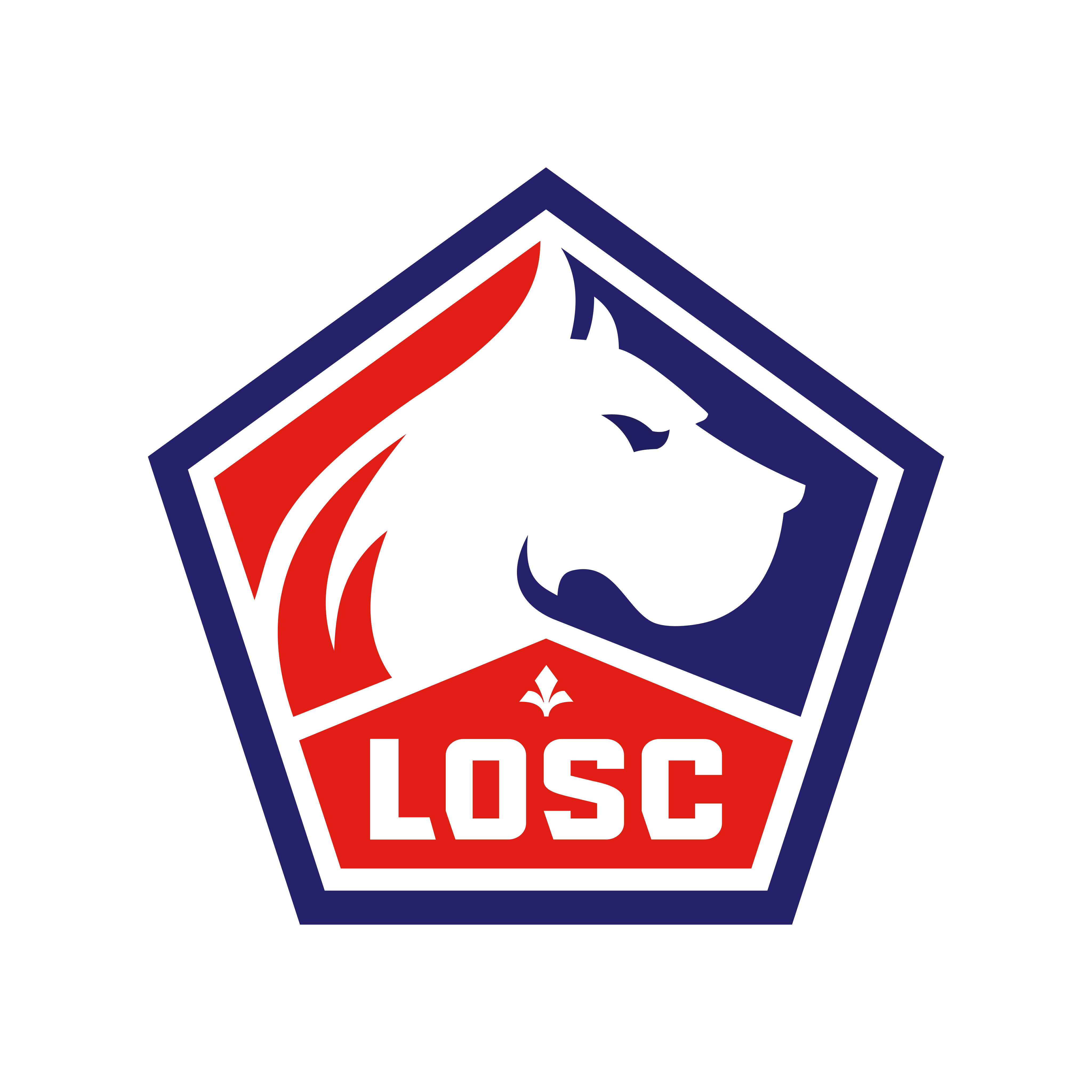 lille logo 0 - Lille OSC Logo