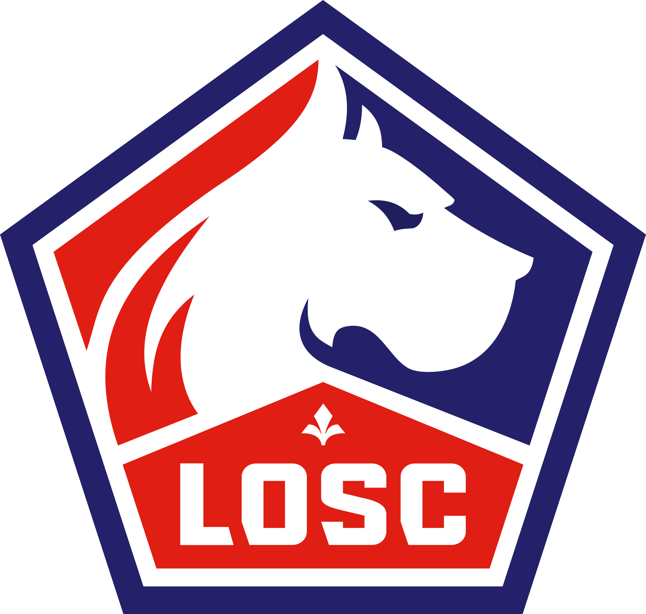 lille logo 1 - Lille OSC Logo