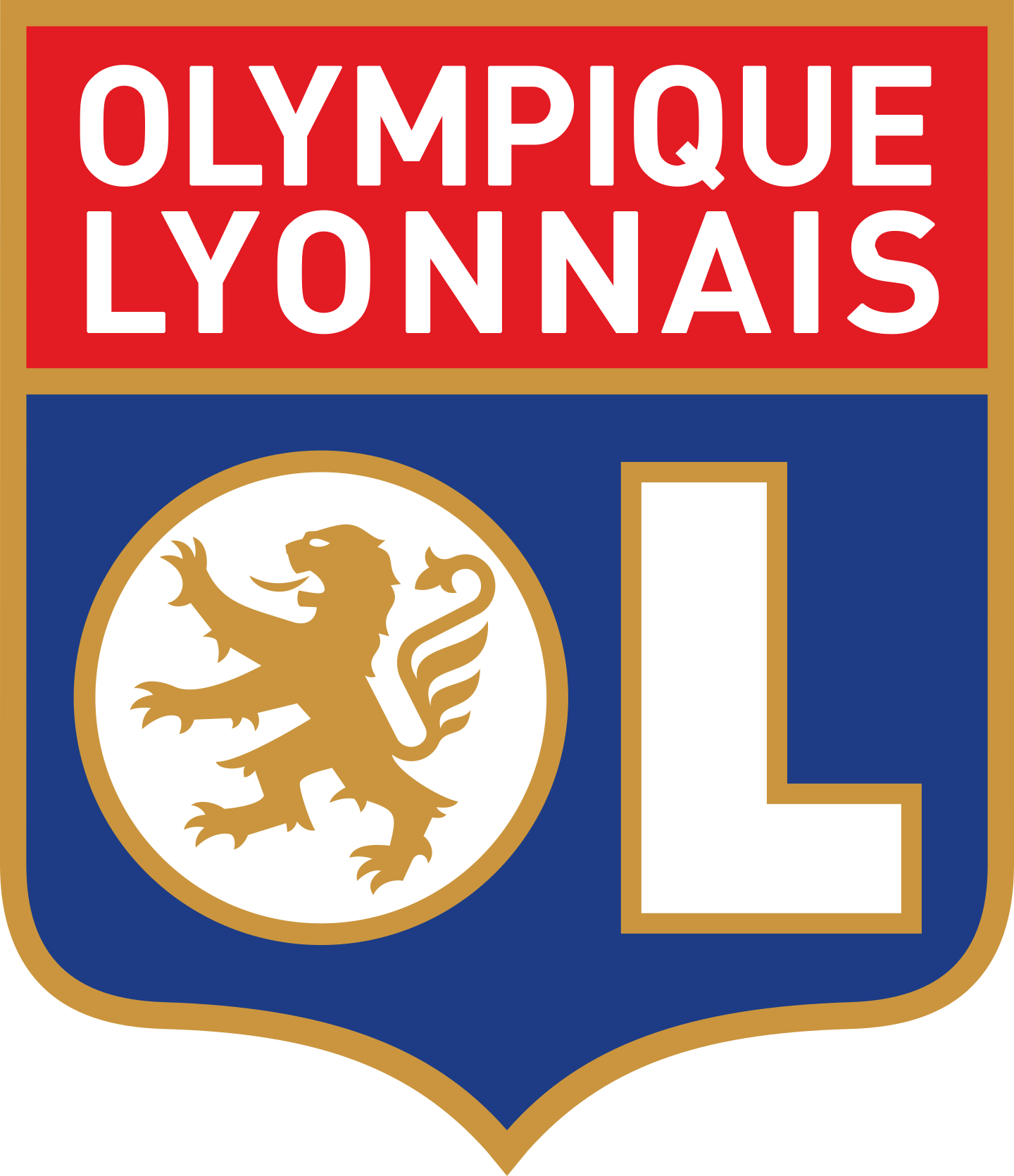 lyon logo 2 - Lyon Logo - Olympique Lyonnais Logo