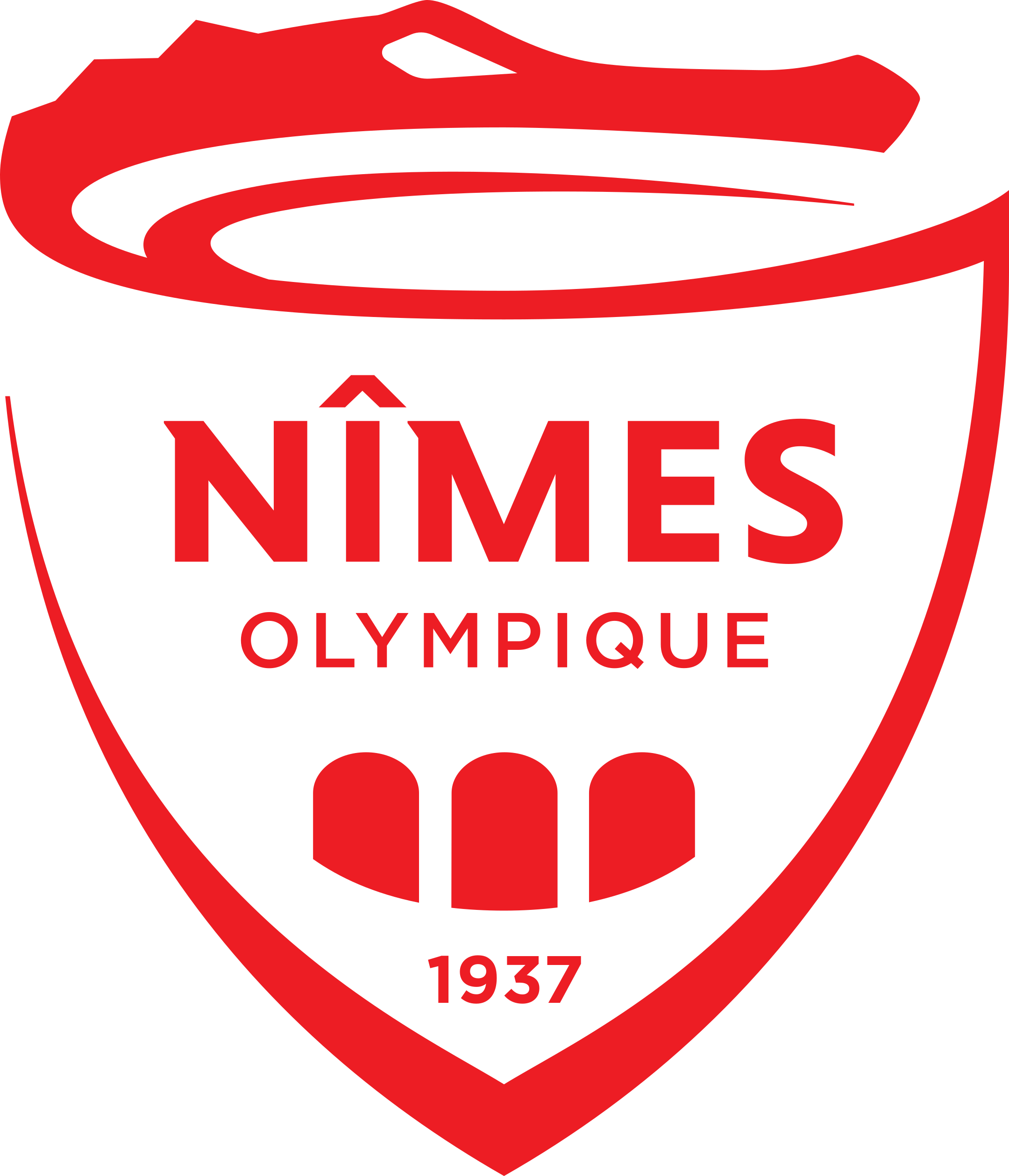 nimes olympique logo 1 - Nîmes Olympique Logo