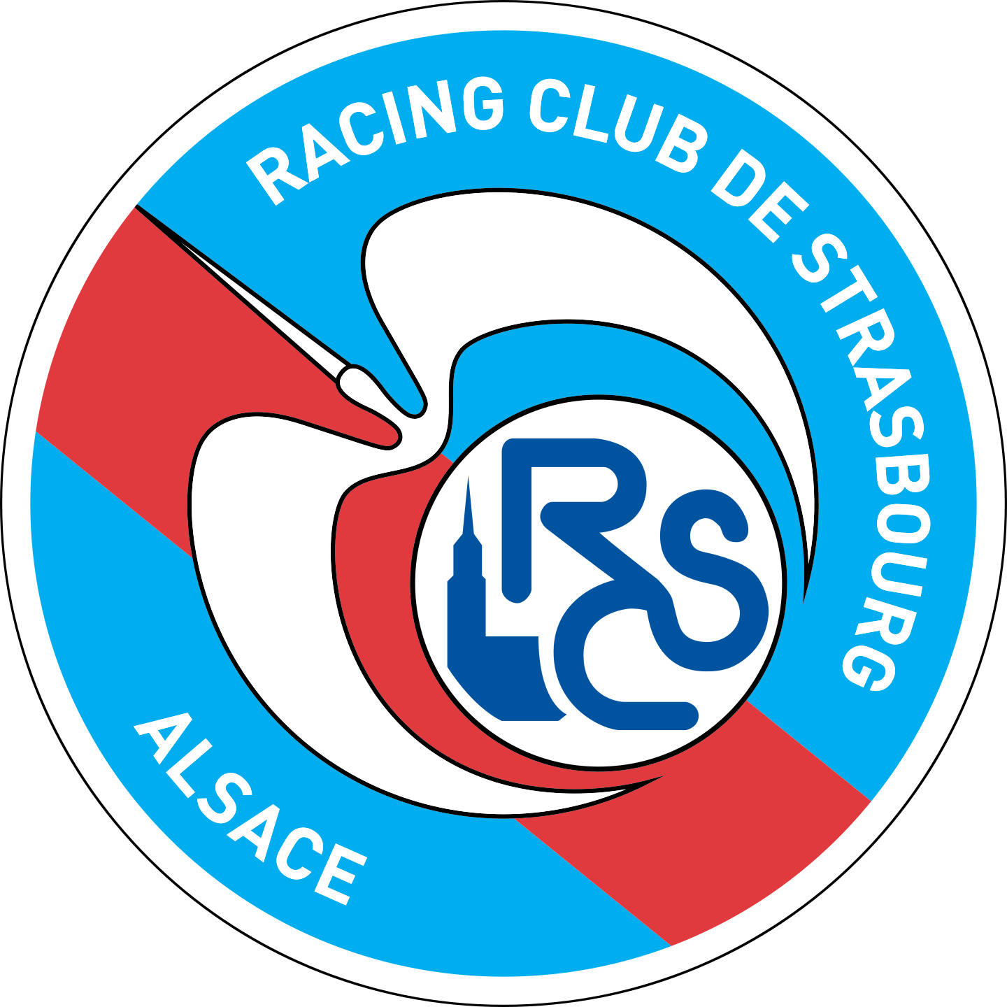 rc strasbourg logo 2 - RC Strasbourg Logo