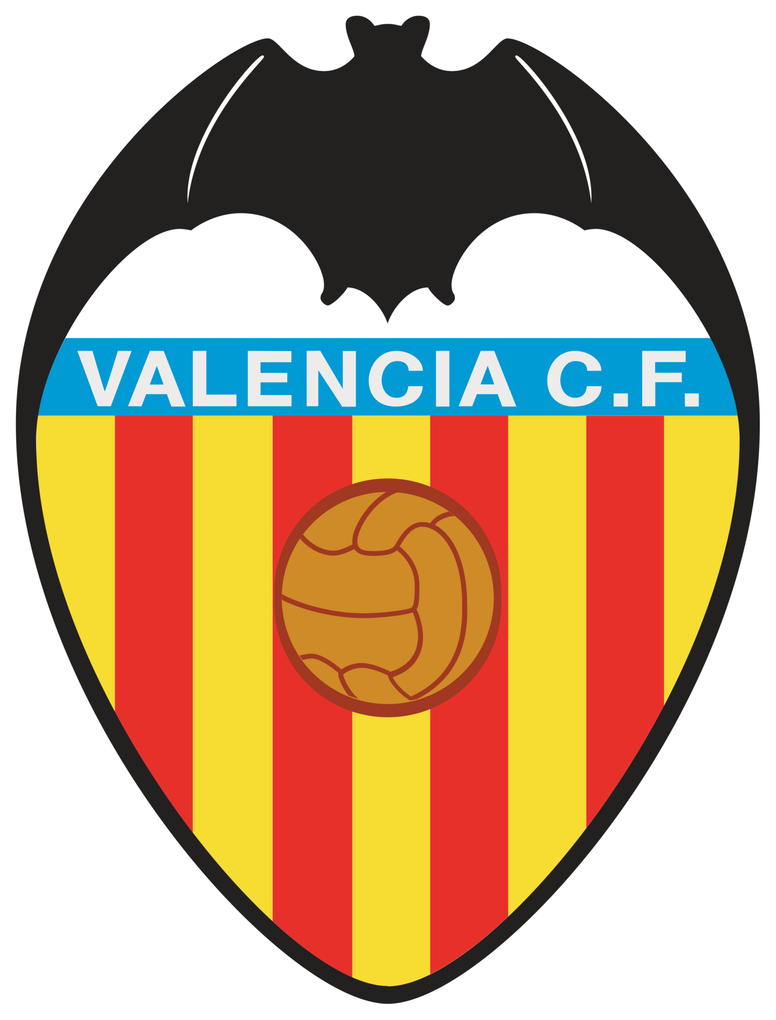 Valencia CF Logo – Escudo - PNG e Vetor - Download de Logo