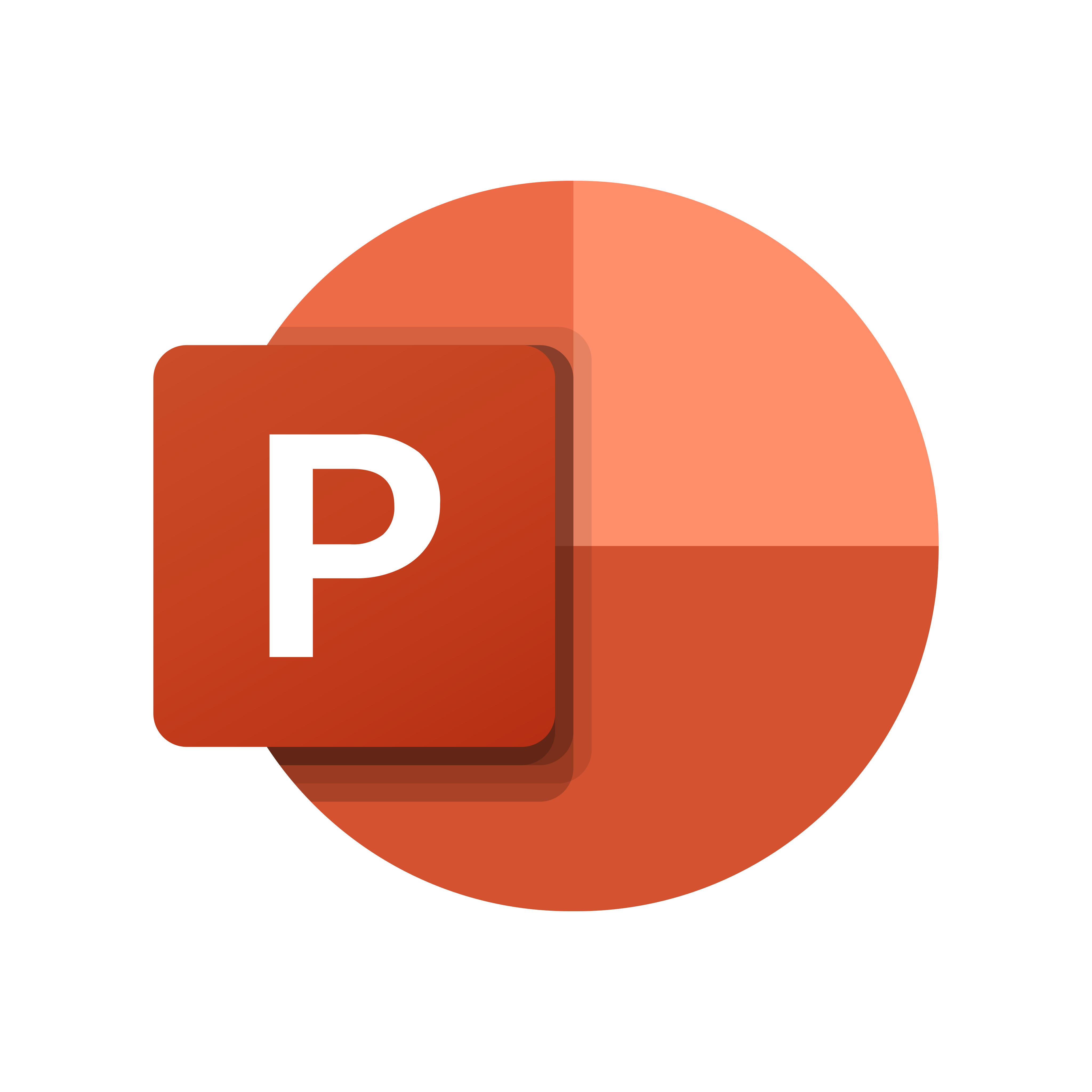 Powerpoint File Icon Png Transparent Background Free Download 43947 