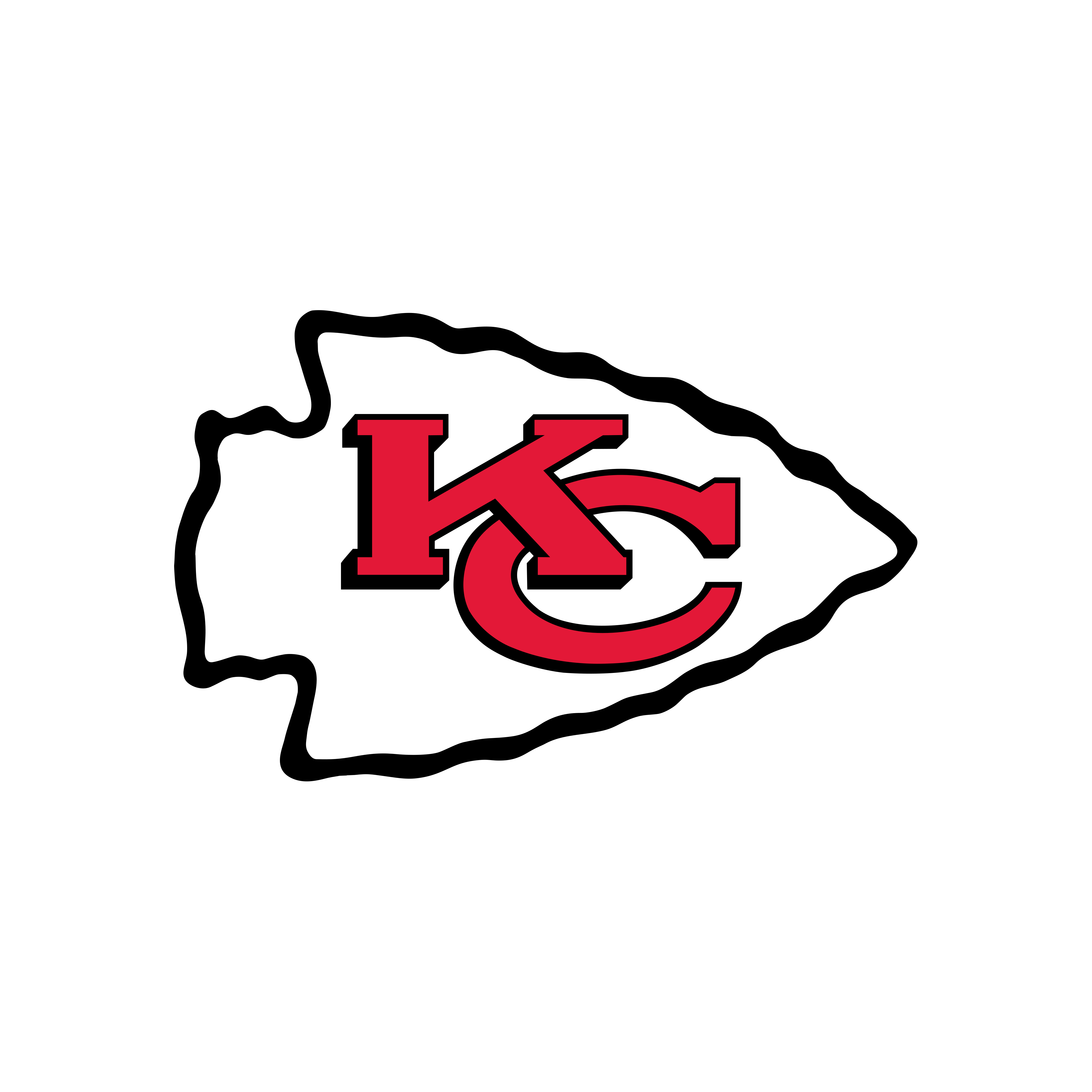 Featured image of post Chiefs Logo Schwarz Weiß : Drawing the kansas city chiefs logo, a kansas city football team.