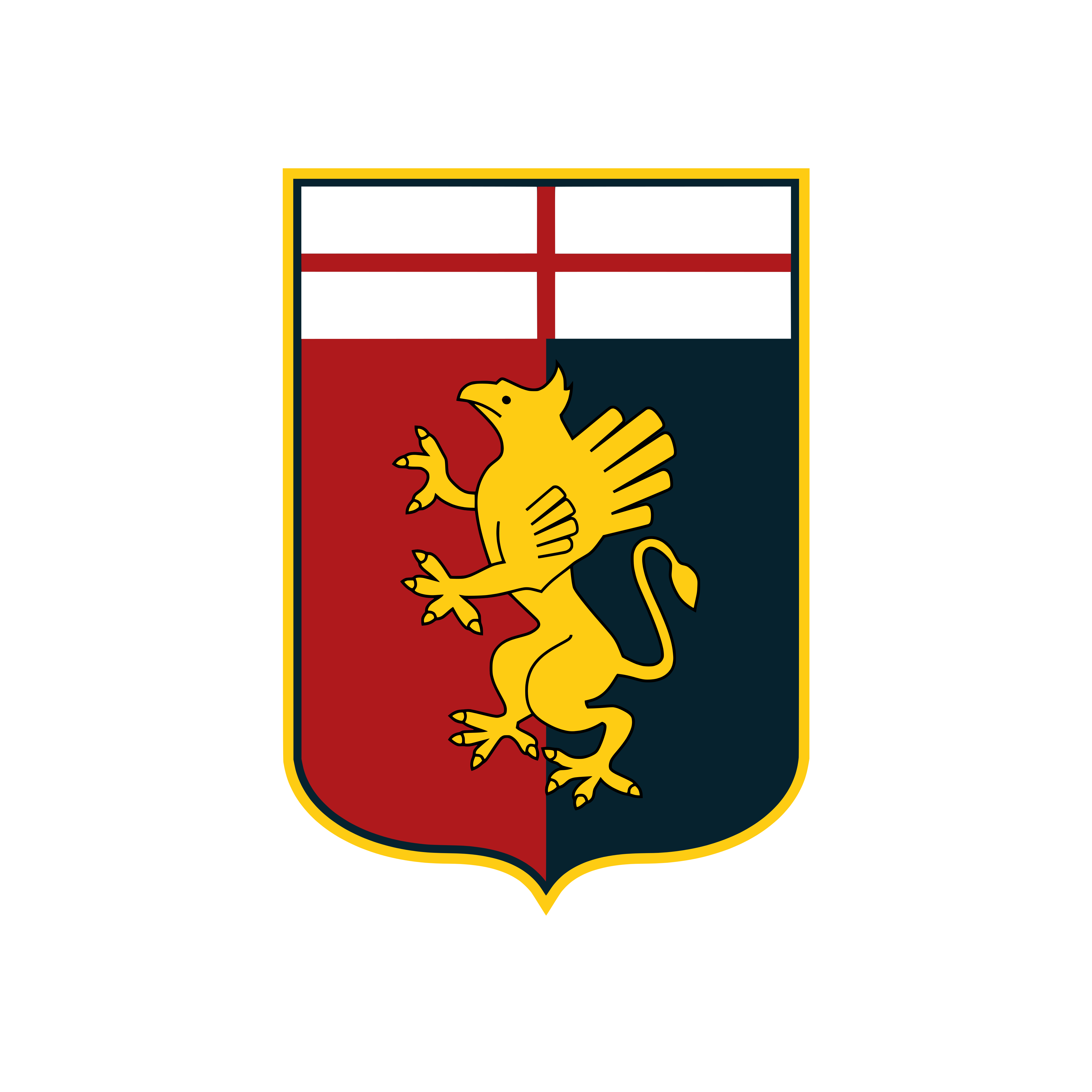 Génova Cricket FC bandeira e logotipo, Itália imagem vetorial de frizio©  170700786