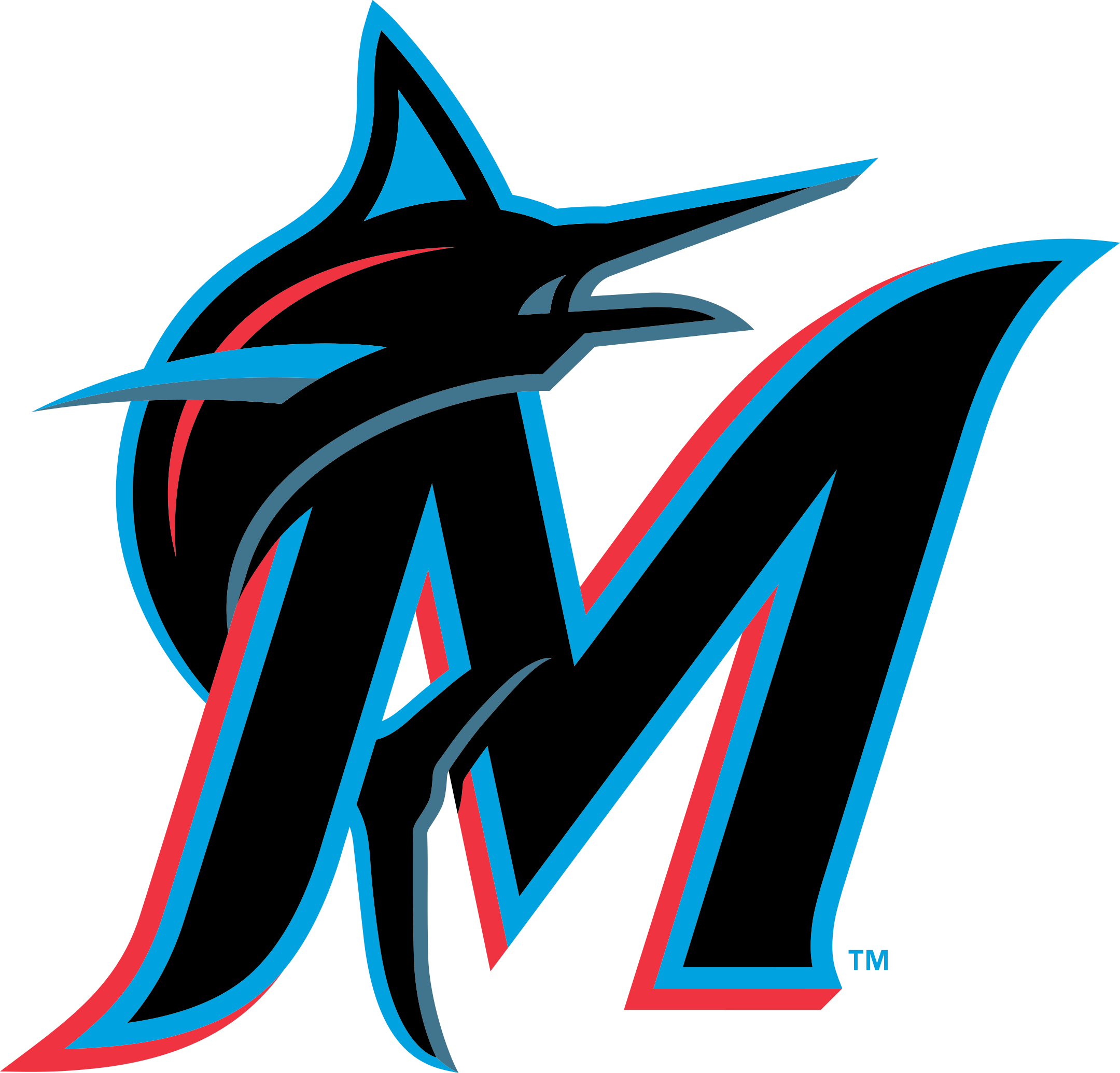 miami marlins logo 1 - Miami Marlins Logo