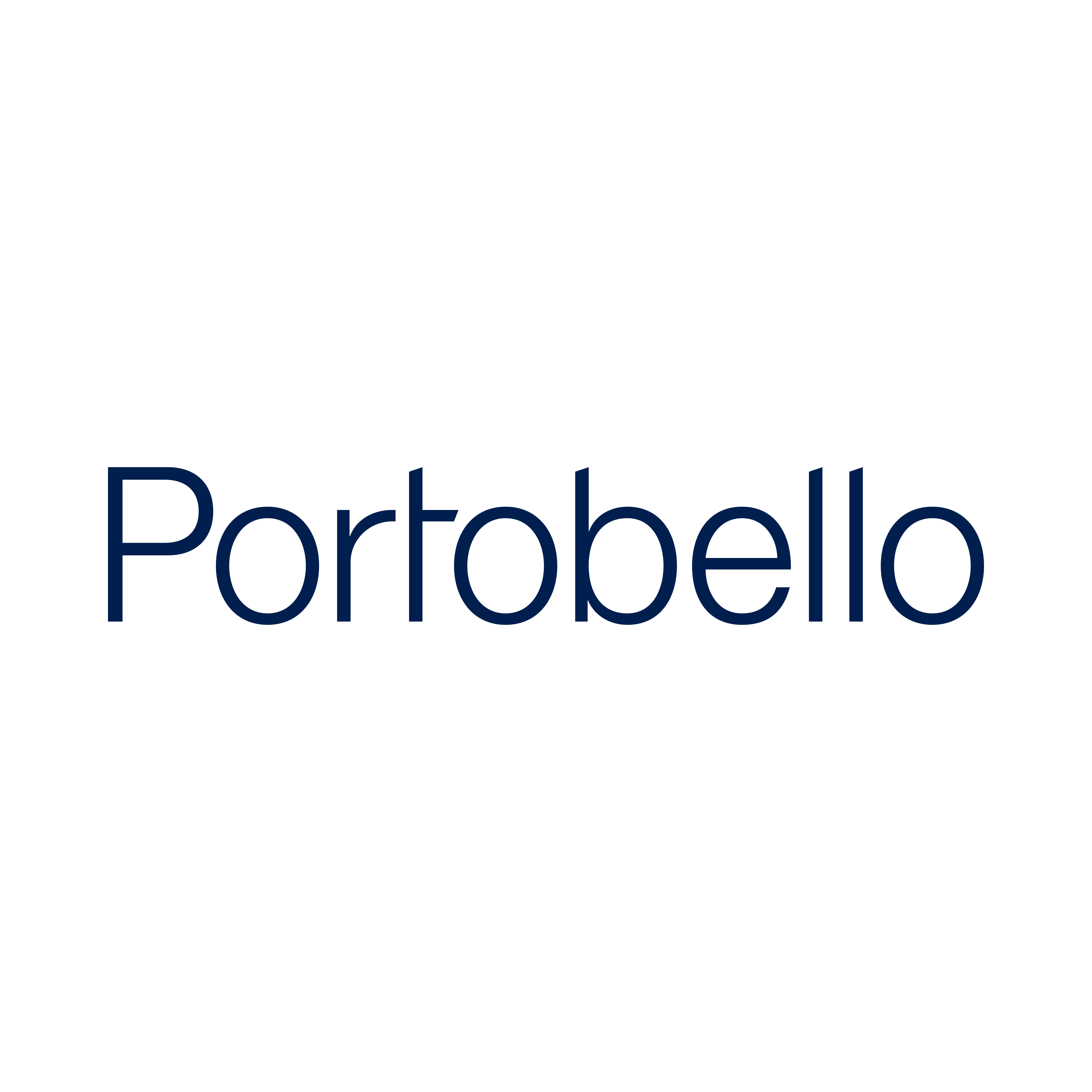 Logo marca nacional Portobello