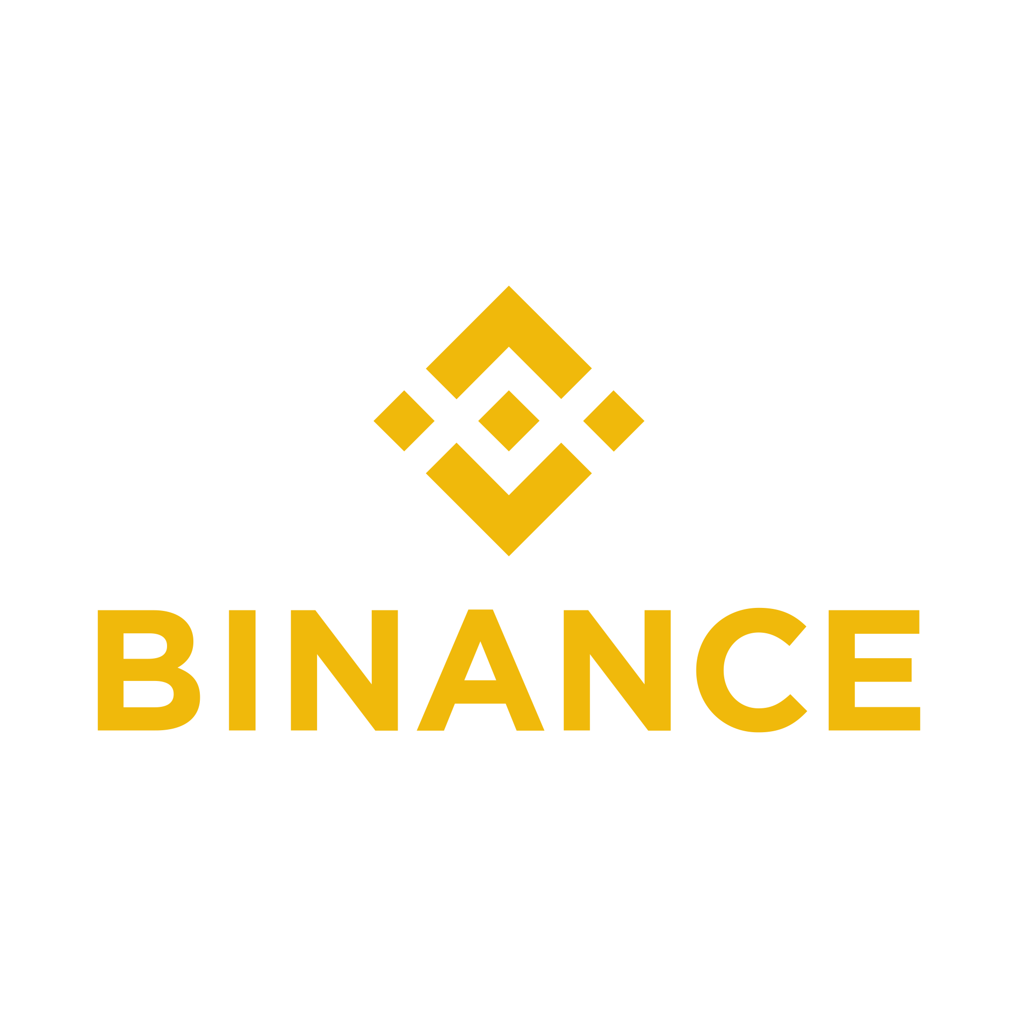 Binance logo vector study of cryptocurrency