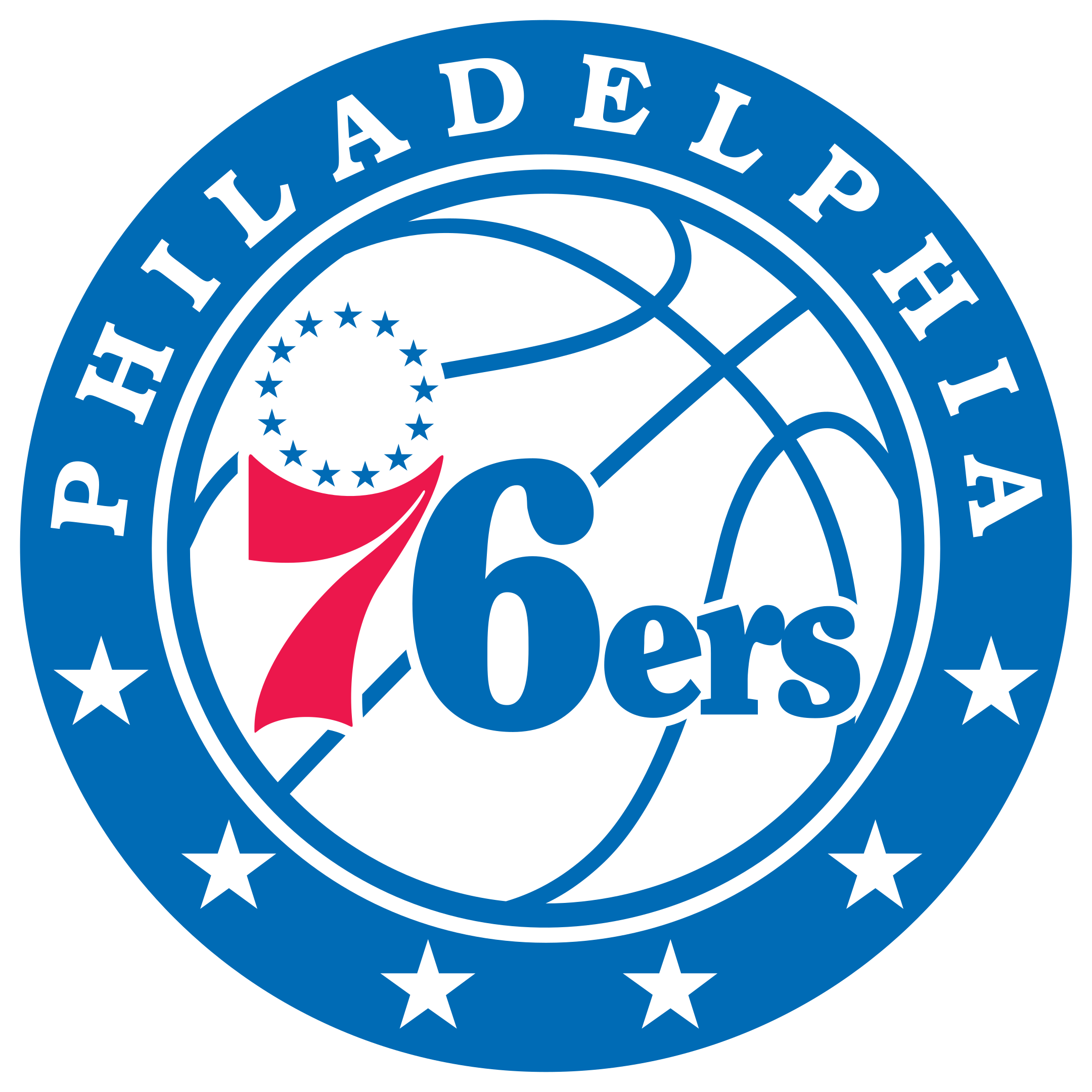 Philadelphia 76ers Logo.