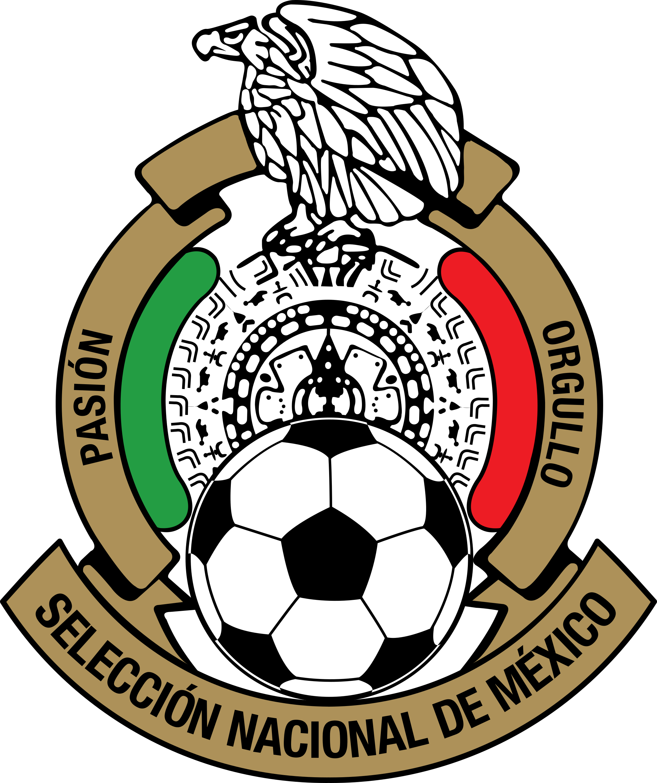 Selección de fútbol de México Logo.
