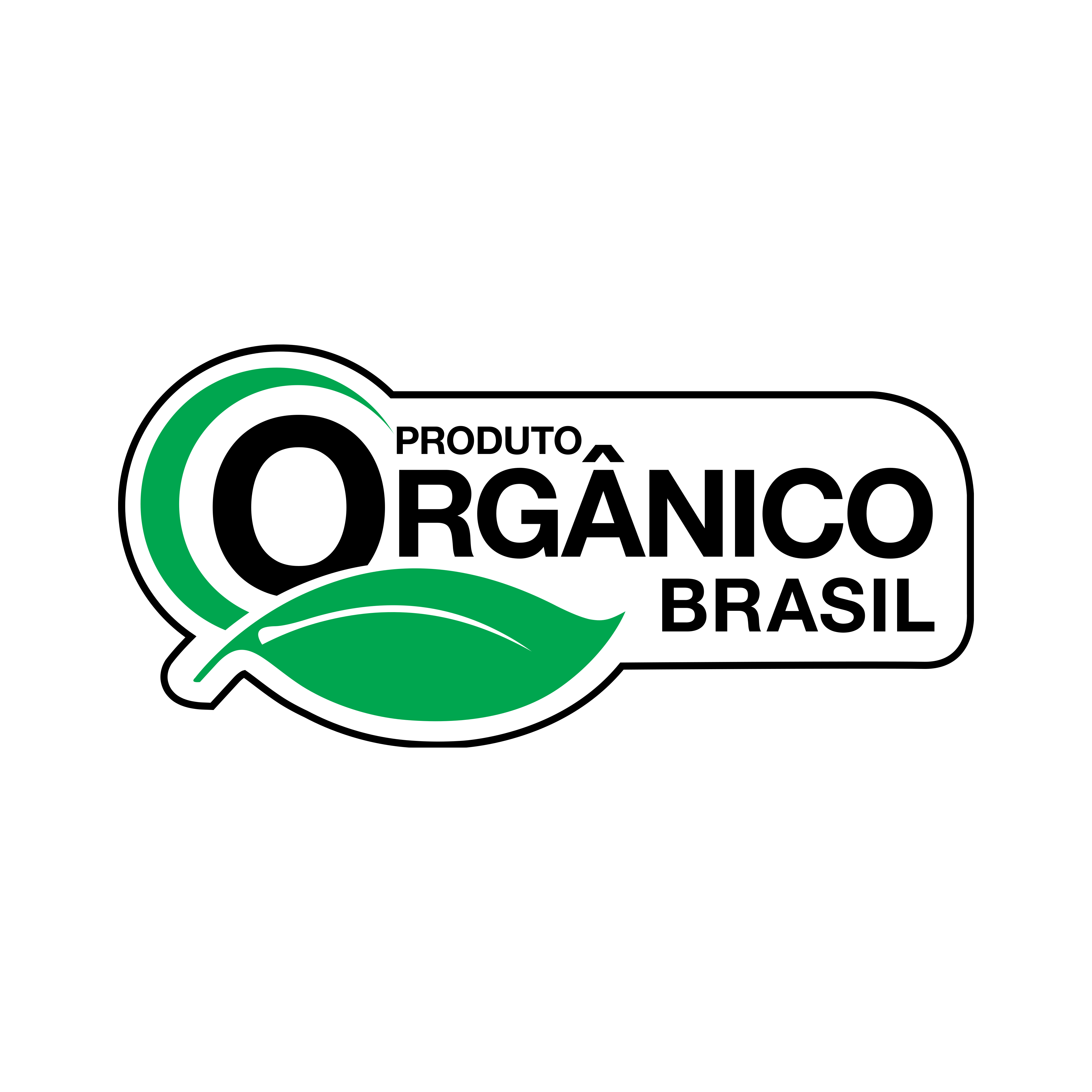 Produto Orgânico Brasil Logo PNG.