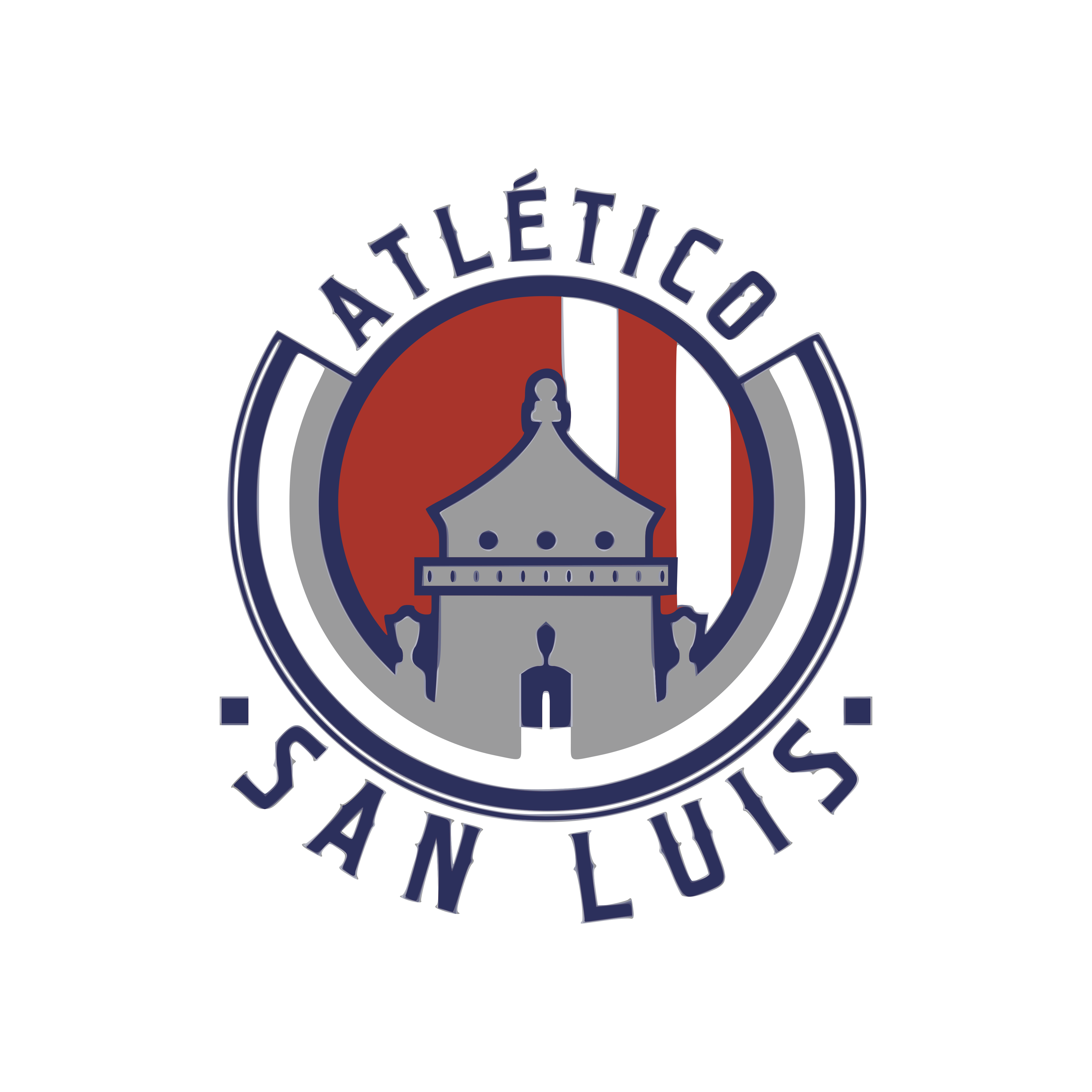 Atlético de San Luis Logo PNG.
