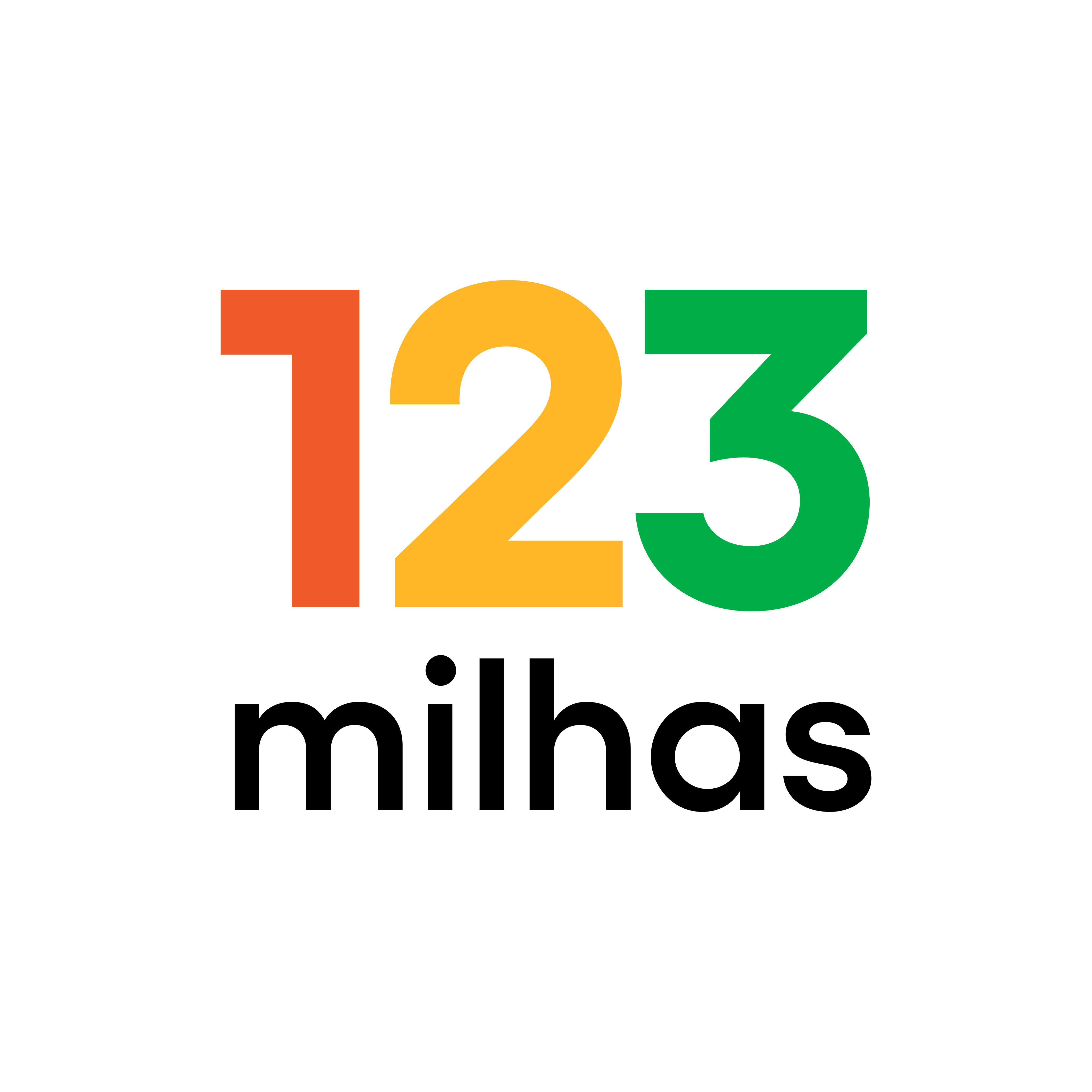 123 Milhas Logo PNG.